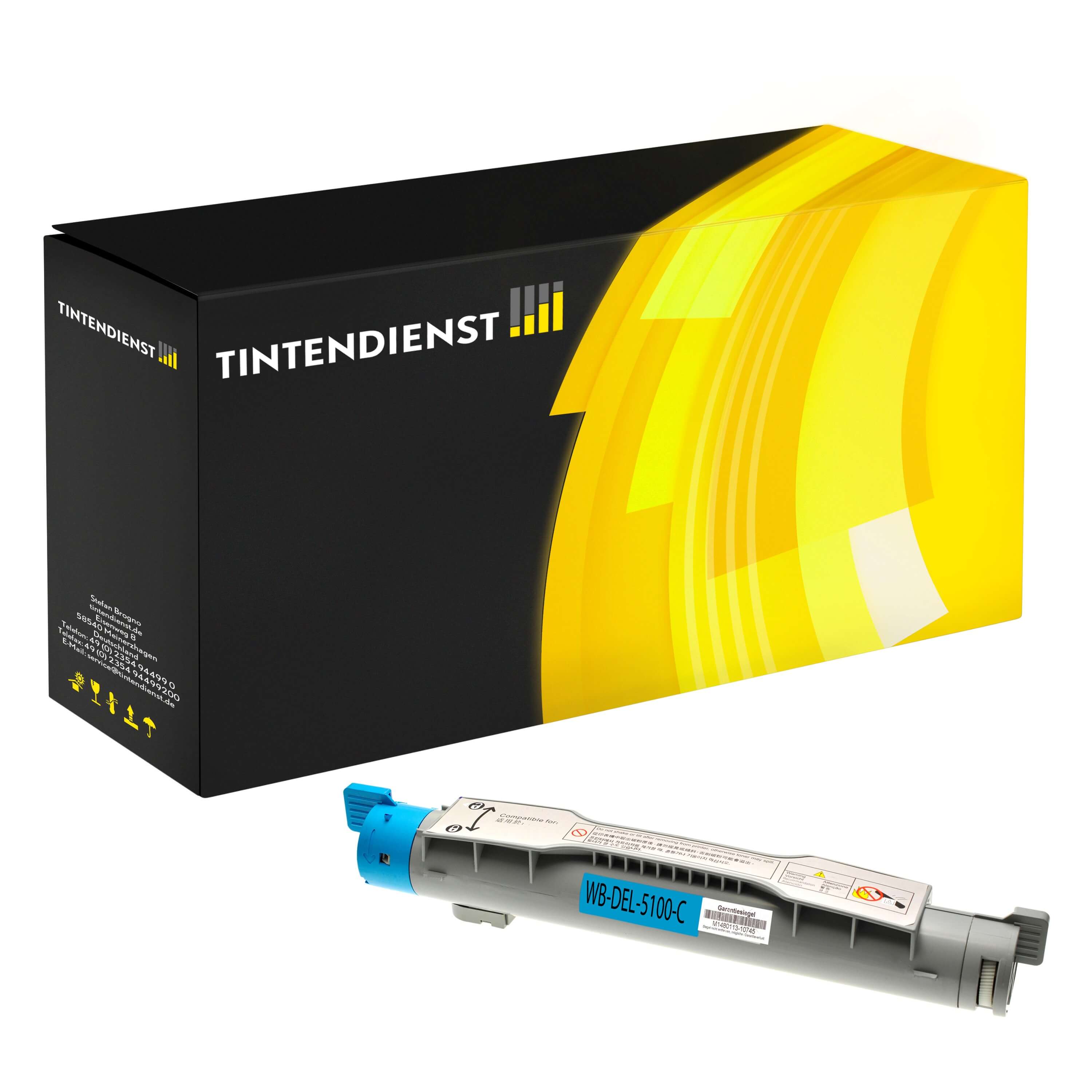 Toner kompatibel für Dell 5100 cn (593-10051 / K5272) Cyan