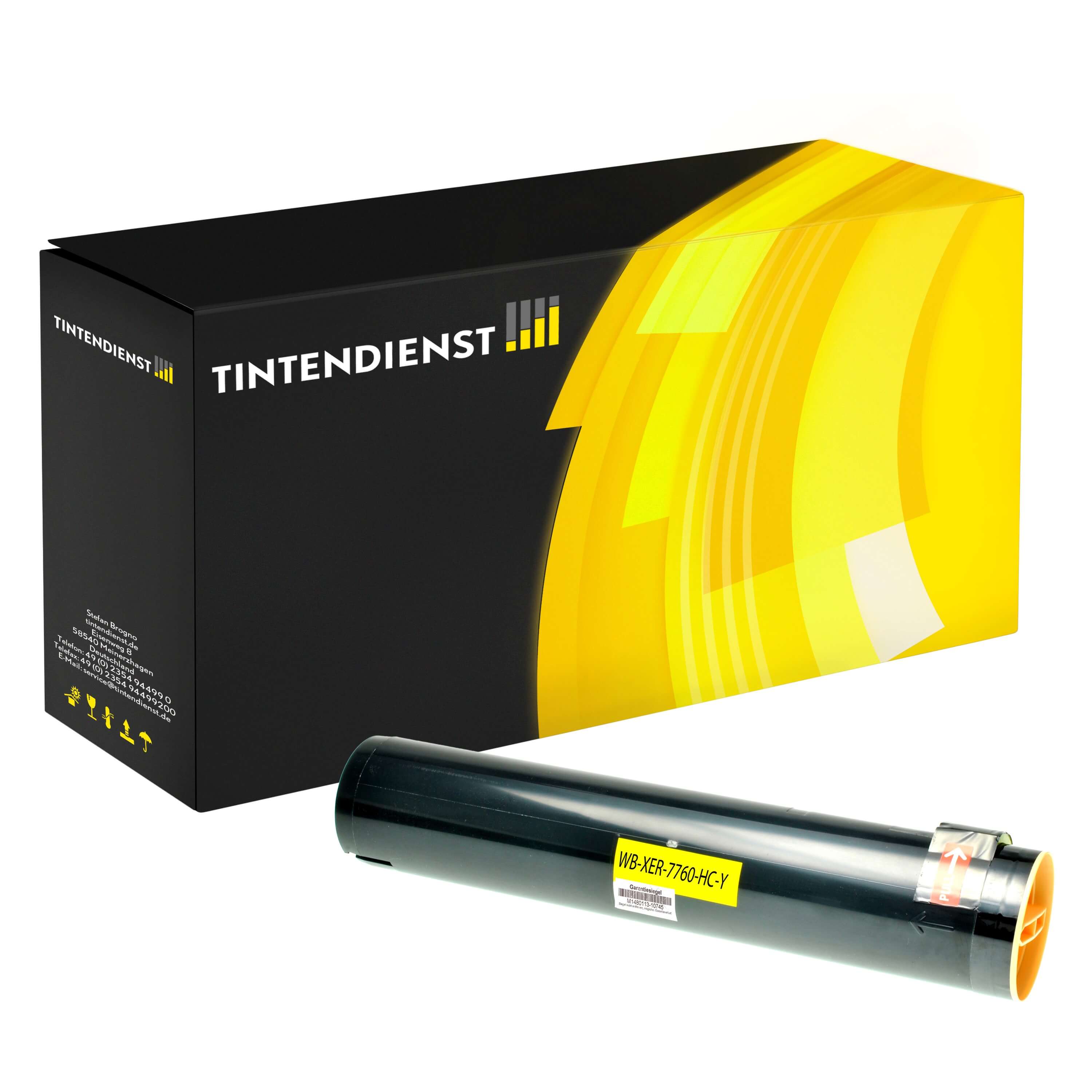 Toner kompatibel für Xerox Phaser 7760 NM (106R01162) Gelb