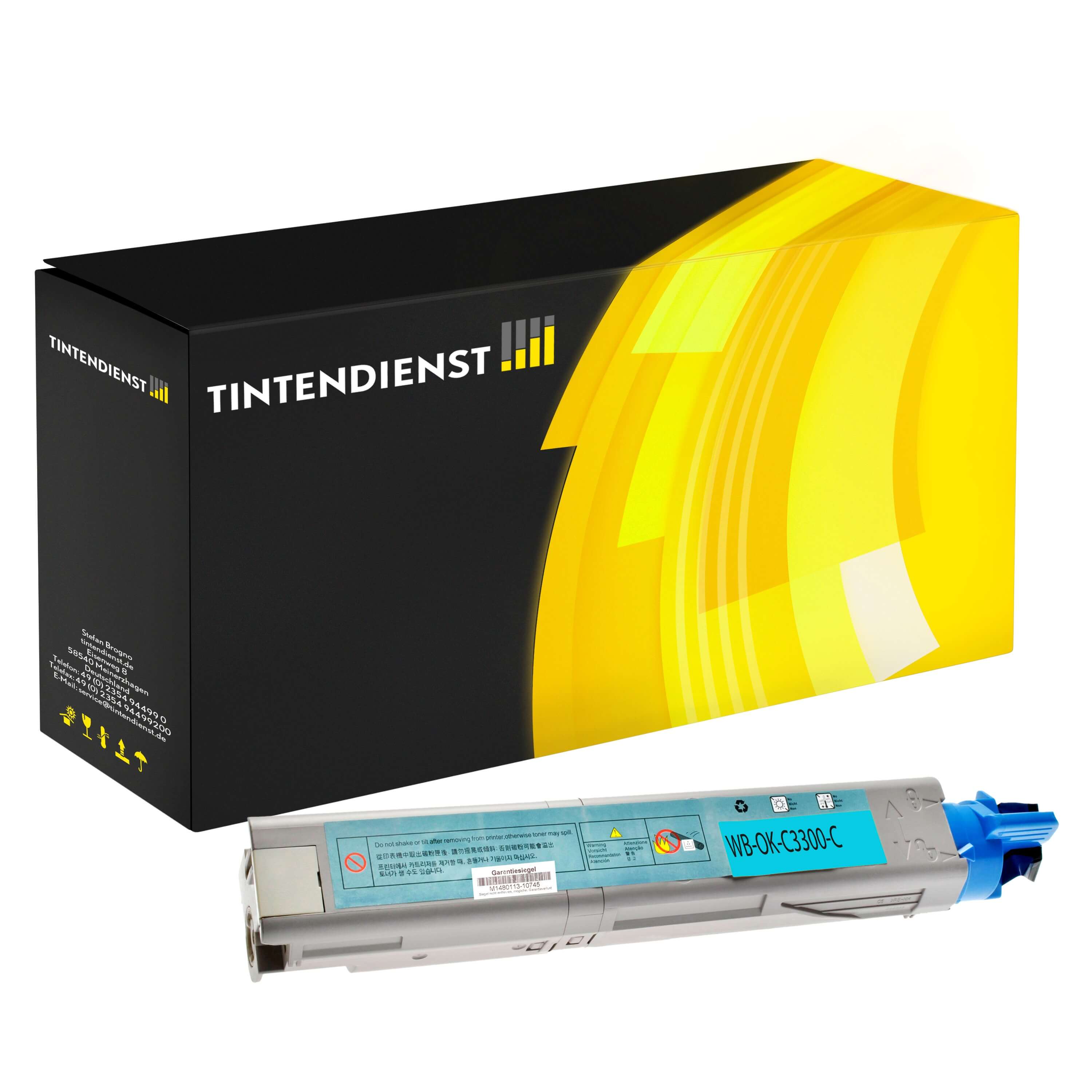 Toner kompatibel für OKI C 3600 (43459331) Cyan