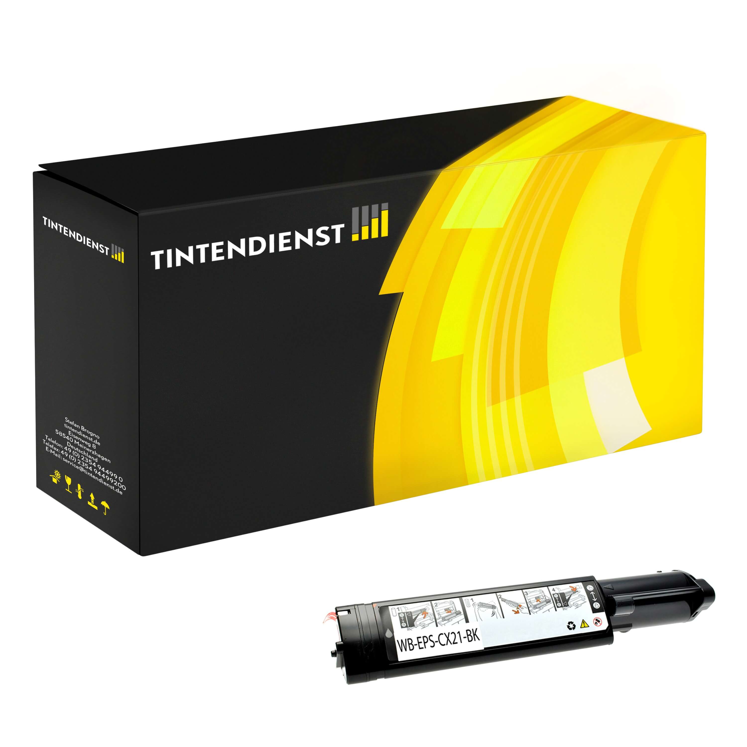 Toner kompatibel für Epson Aculaser CX 21 NFT (C13S050319 / 0319) Schwarz