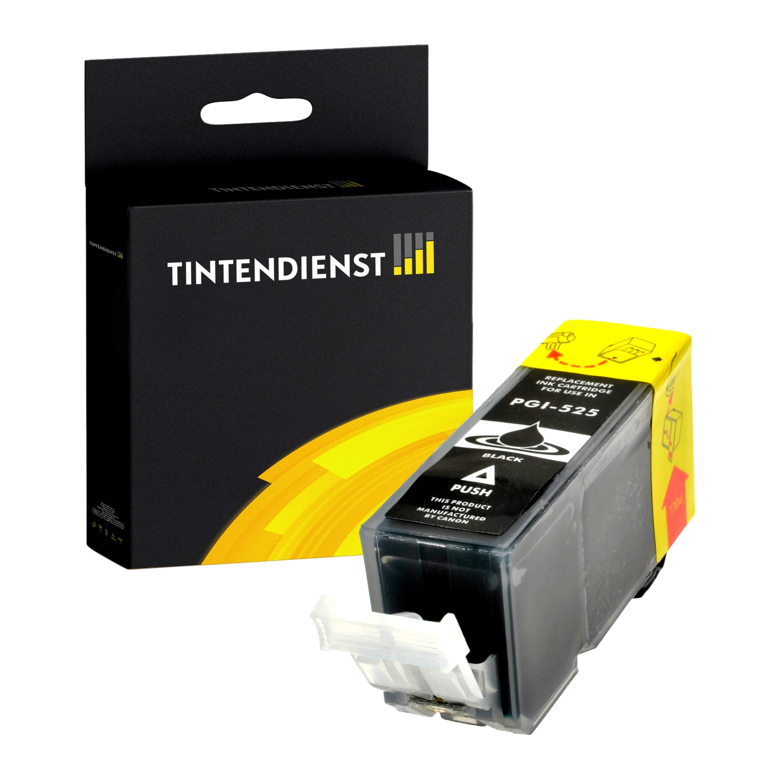 Druckerpatrone kompatibel für Canon Pixma MX 710 Series (4529B001 / PGI-525PGBK) Schwarz