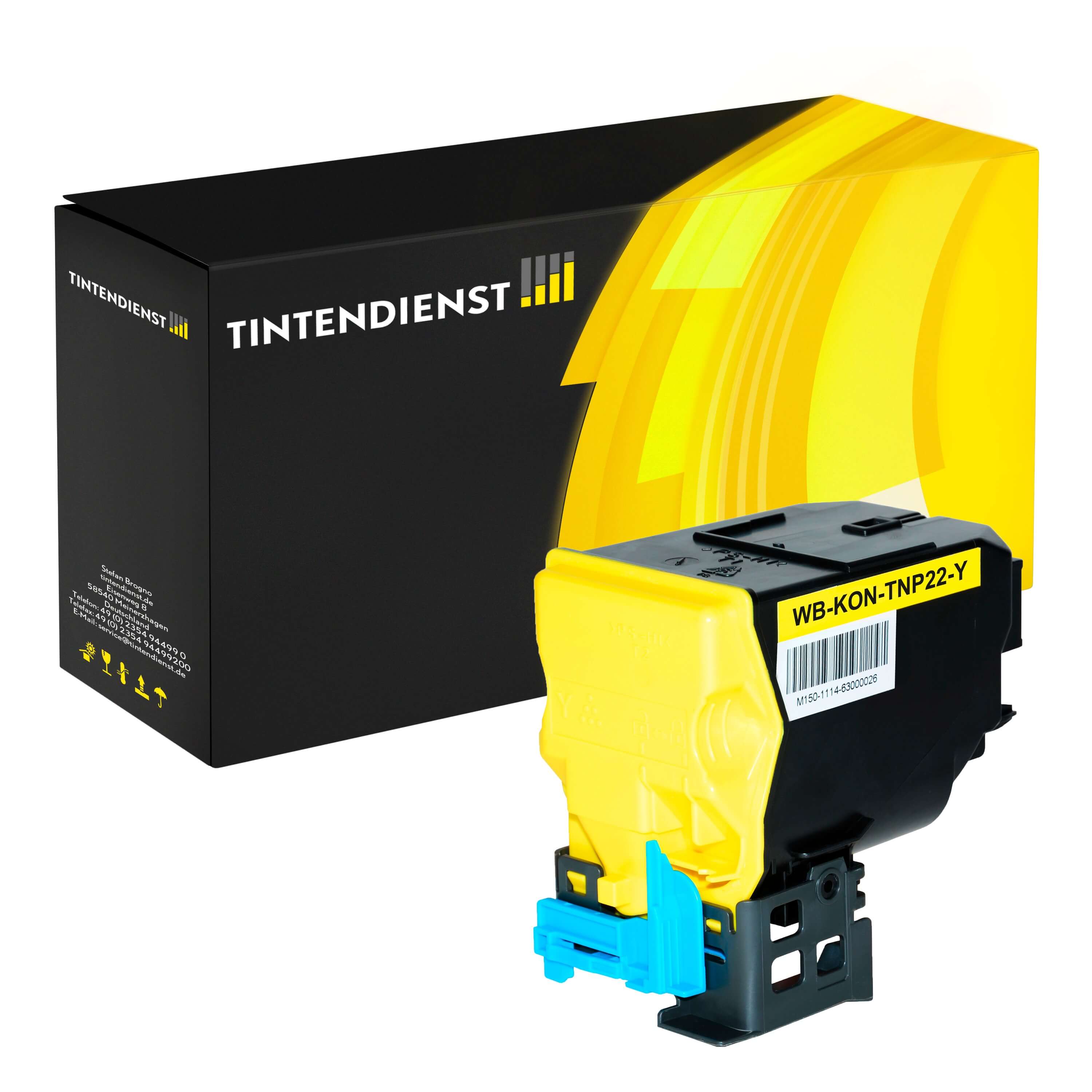 Toner kompatibel für Konica Minolta TNP-22Y / A0X5252 Gelb