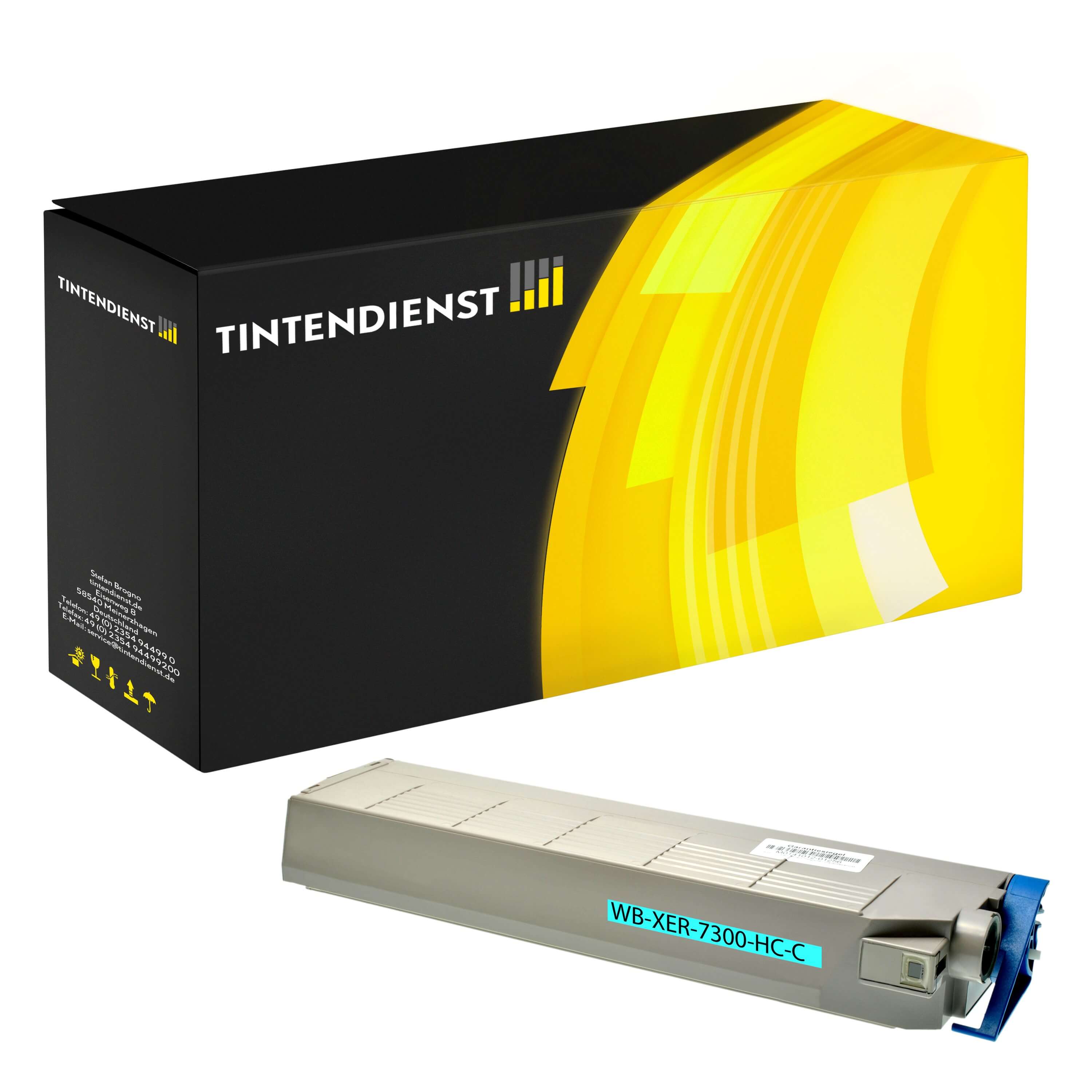 Toner kompatibel für Xerox Phaser 7300 N (016-1977-00) Cyan