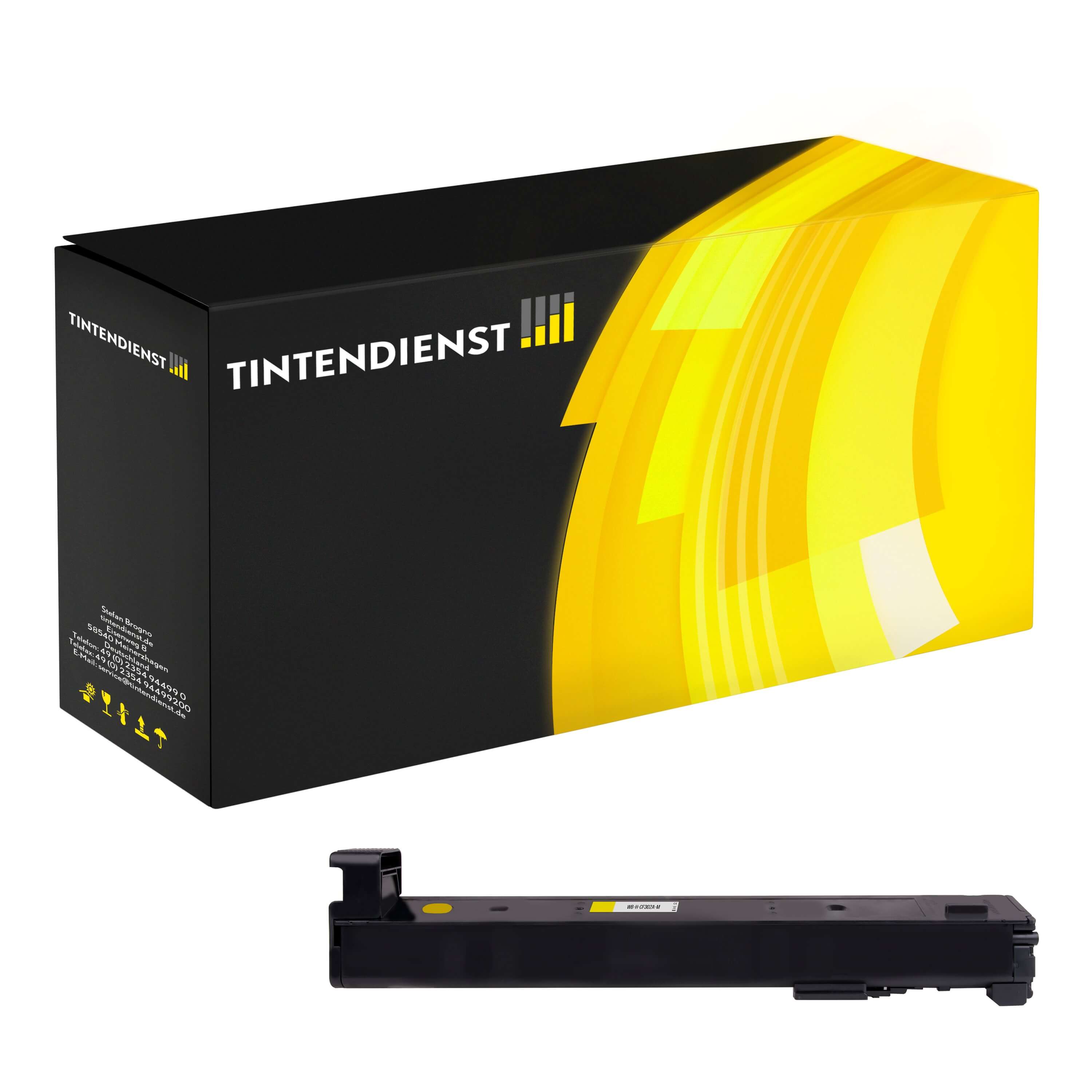 Toner kompatibel für HP Color LaserJet Enterprise MFP M 880 Series (CF302A / 827A) Gelb