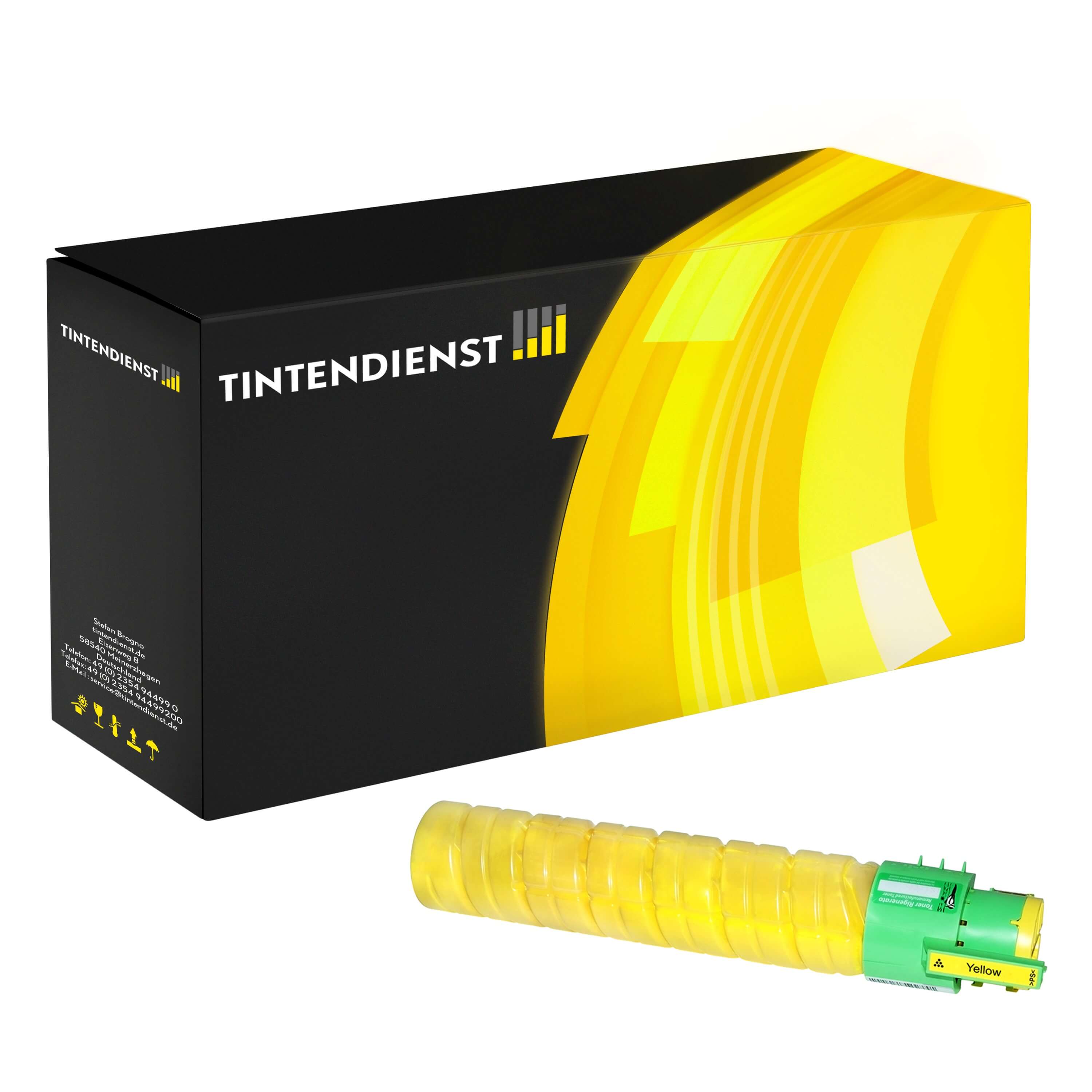 Toner kompatibel für Ricoh Aficio CL 4000 dn (888281 / TYPE245) Gelb