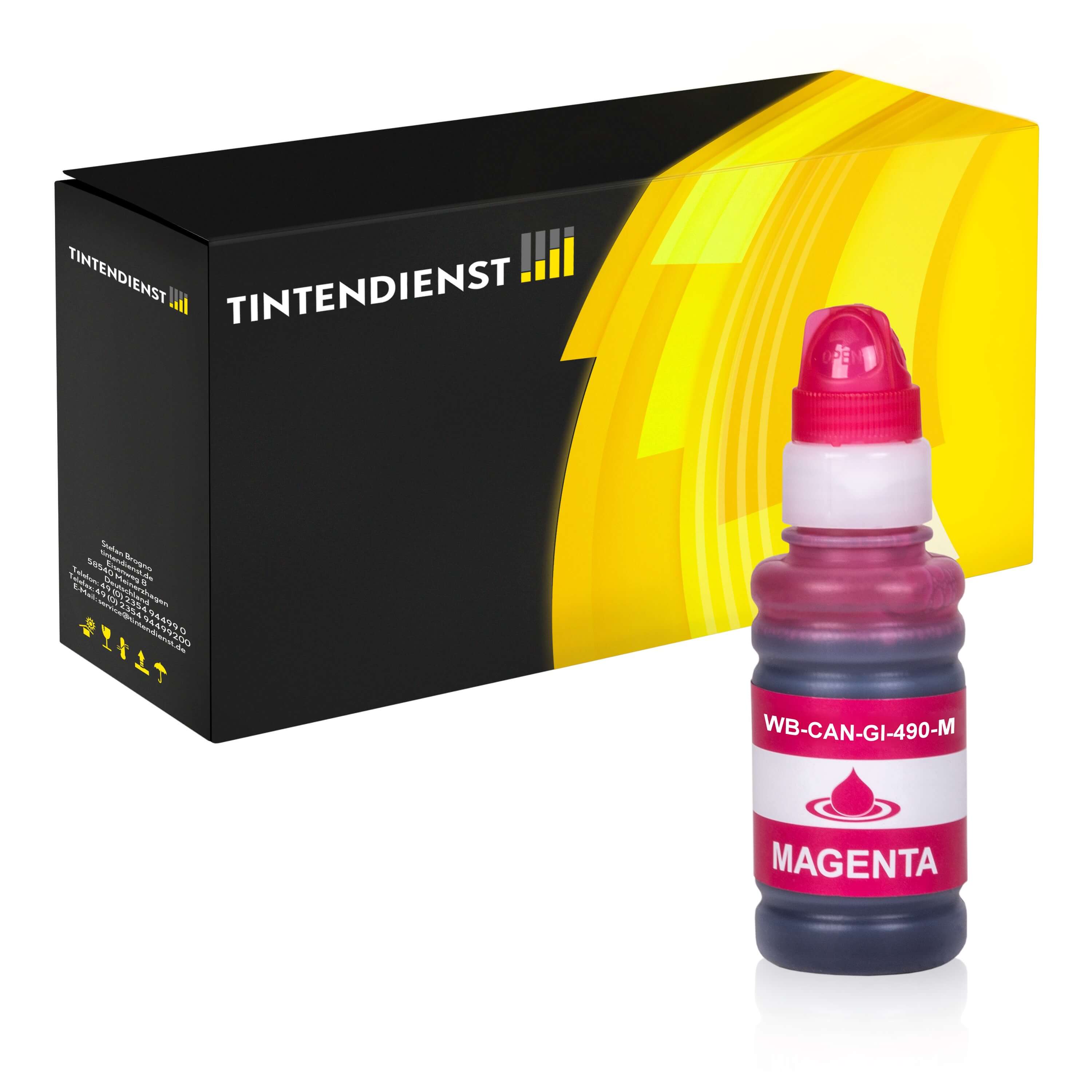 Tintentank kompatibel für Canon Pixma G 1501 (1605C001 / GI-590M) Magenta