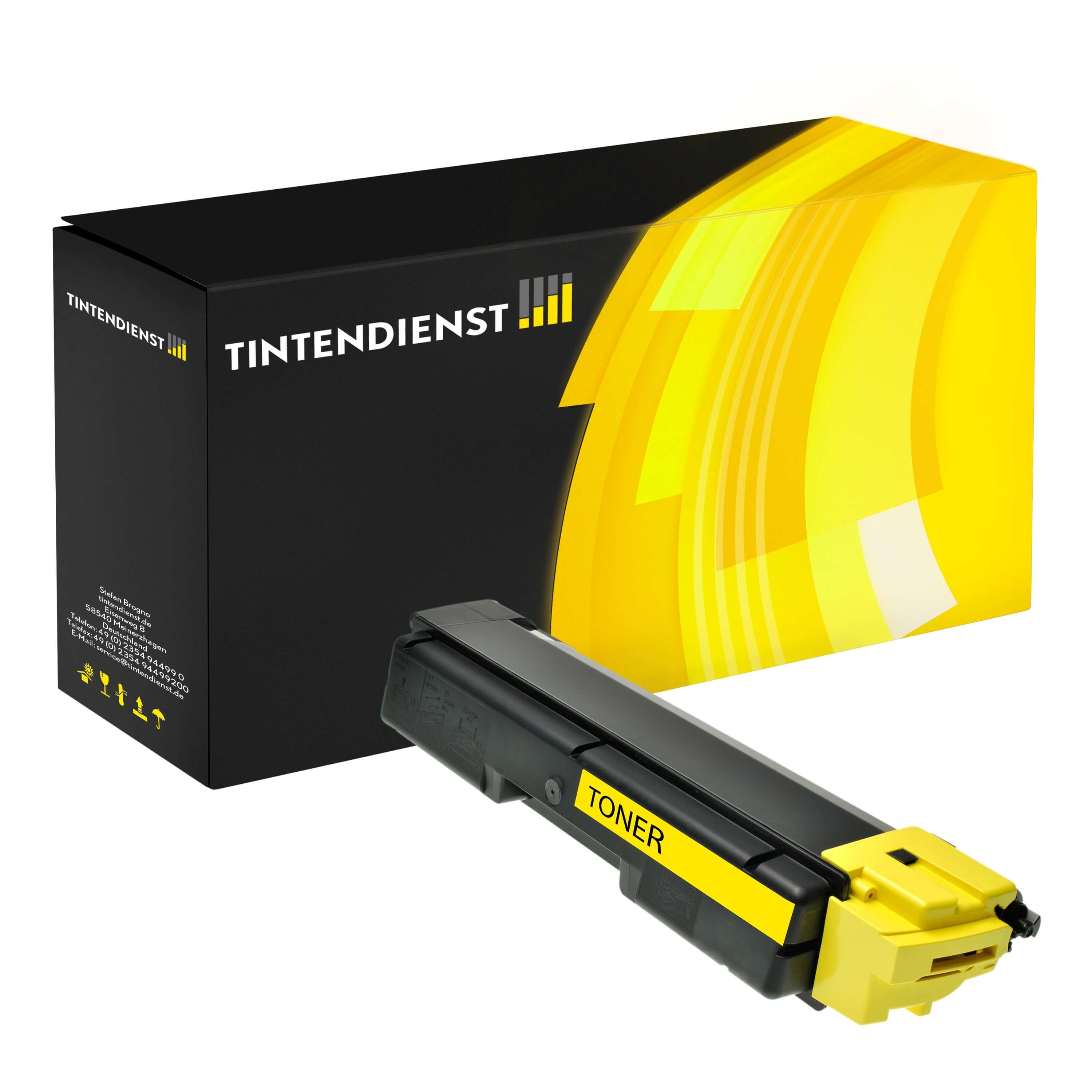 Toner kompatibel für Triumph-Adler DCC 2726 (4472610016) Gelb XL