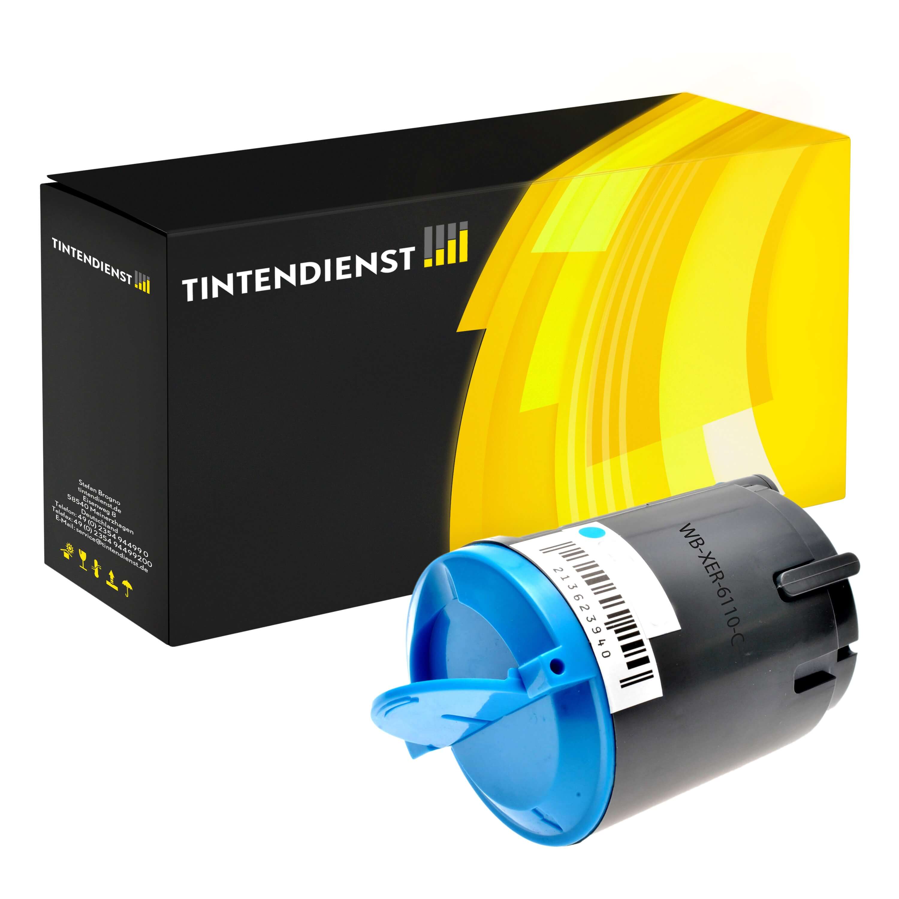 Toner kompatibel für Xerox Phaser 6110 MFP VX (106R01271) Cyan