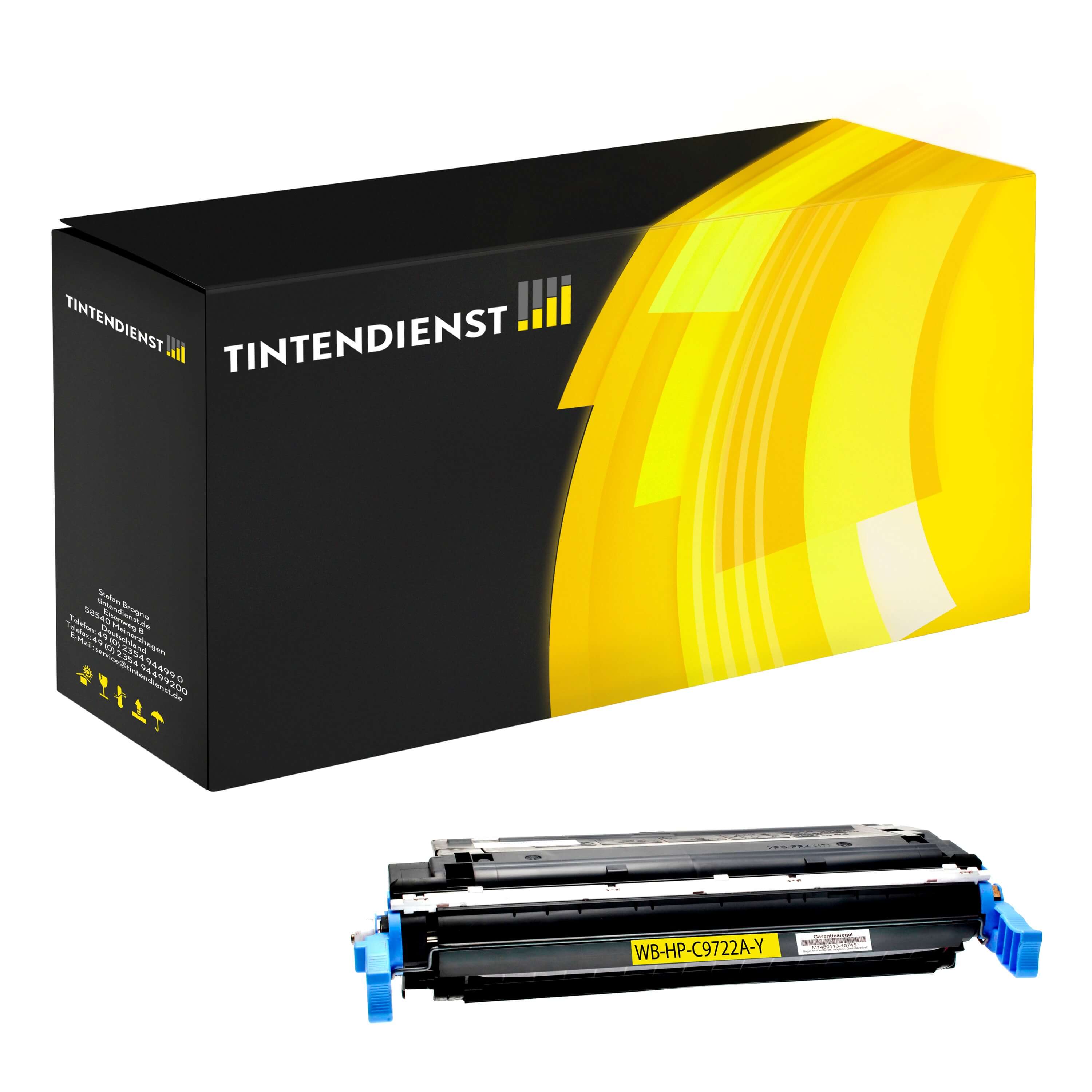 Toner kompatibel für HP Color LaserJet 4600 N (C9722A / 641A) Gelb