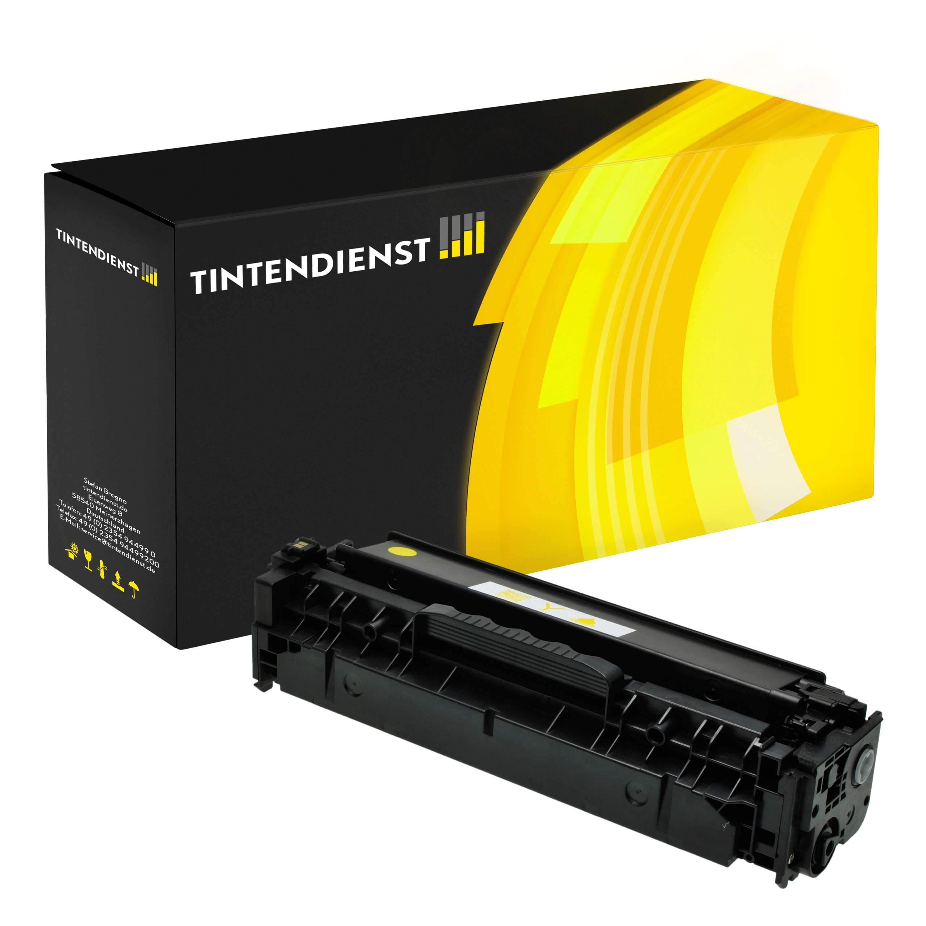 Toner kompatibel für HP Color LaserJet Pro MFP M 476 nw (CF382A / 312A) Gelb