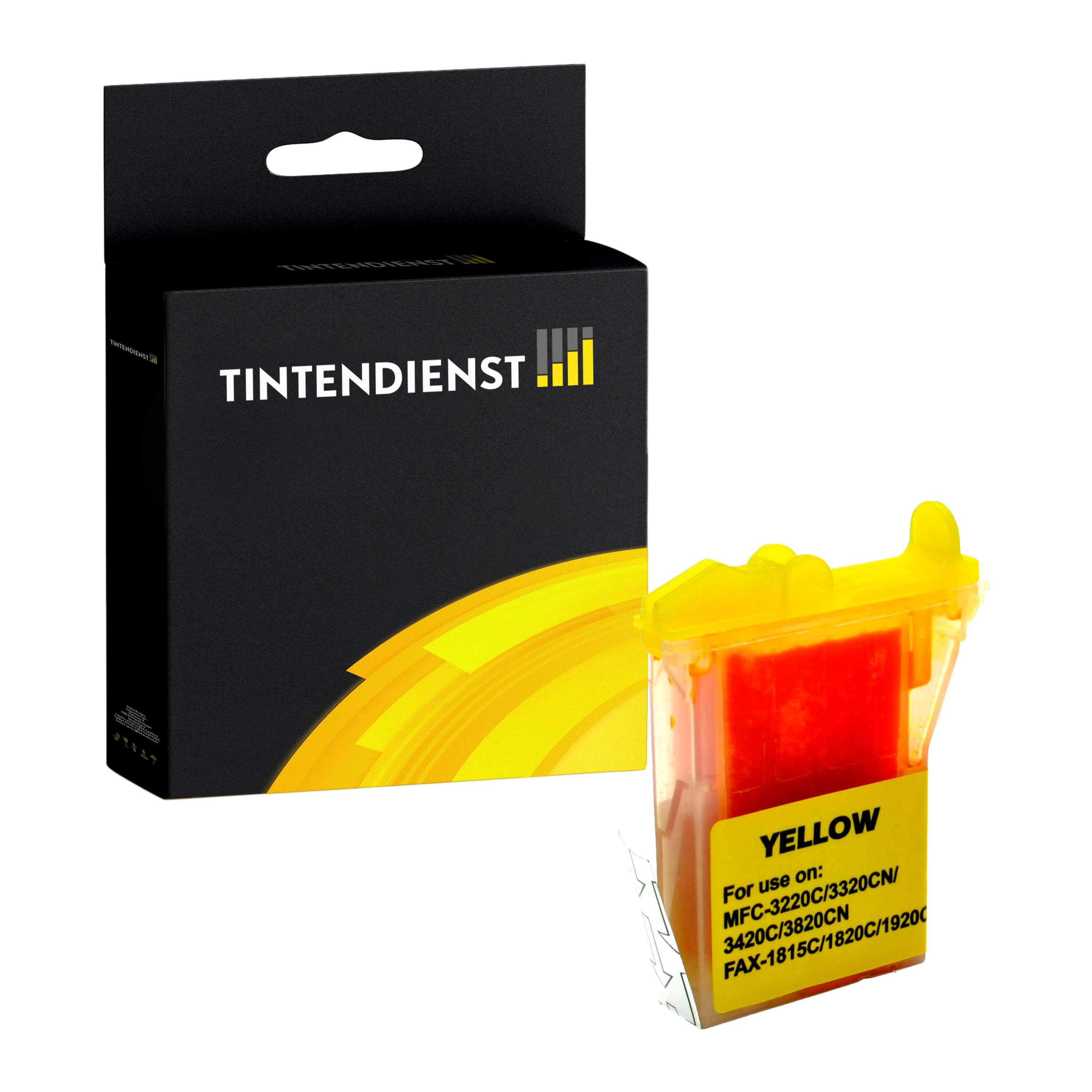 Druckerpatrone kompatibel für Brother Fax 1920 CN (LC-800Y) Gelb
