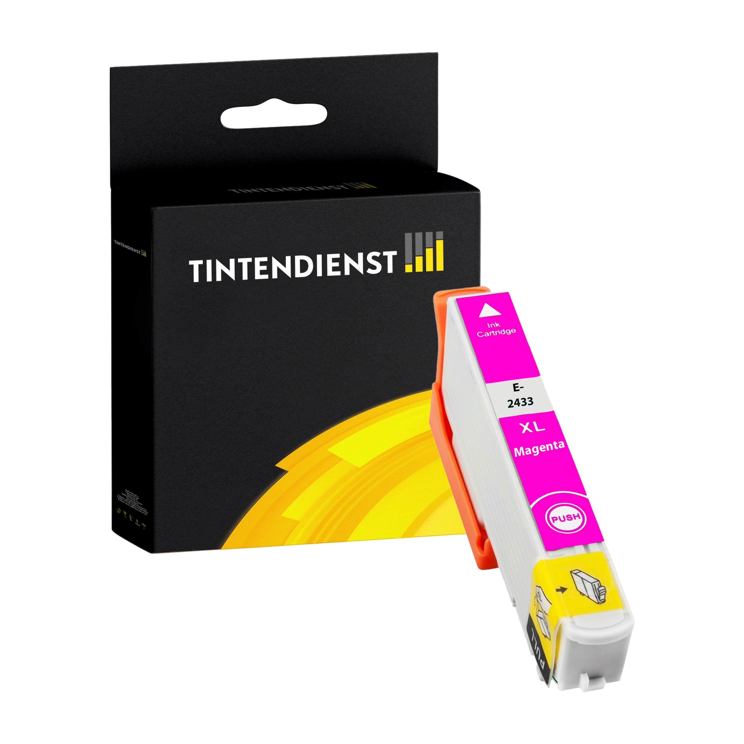 Druckerpatrone kompatibel für Epson Expression Photo XP-65 (C13T24334010 / 24XL) Magenta