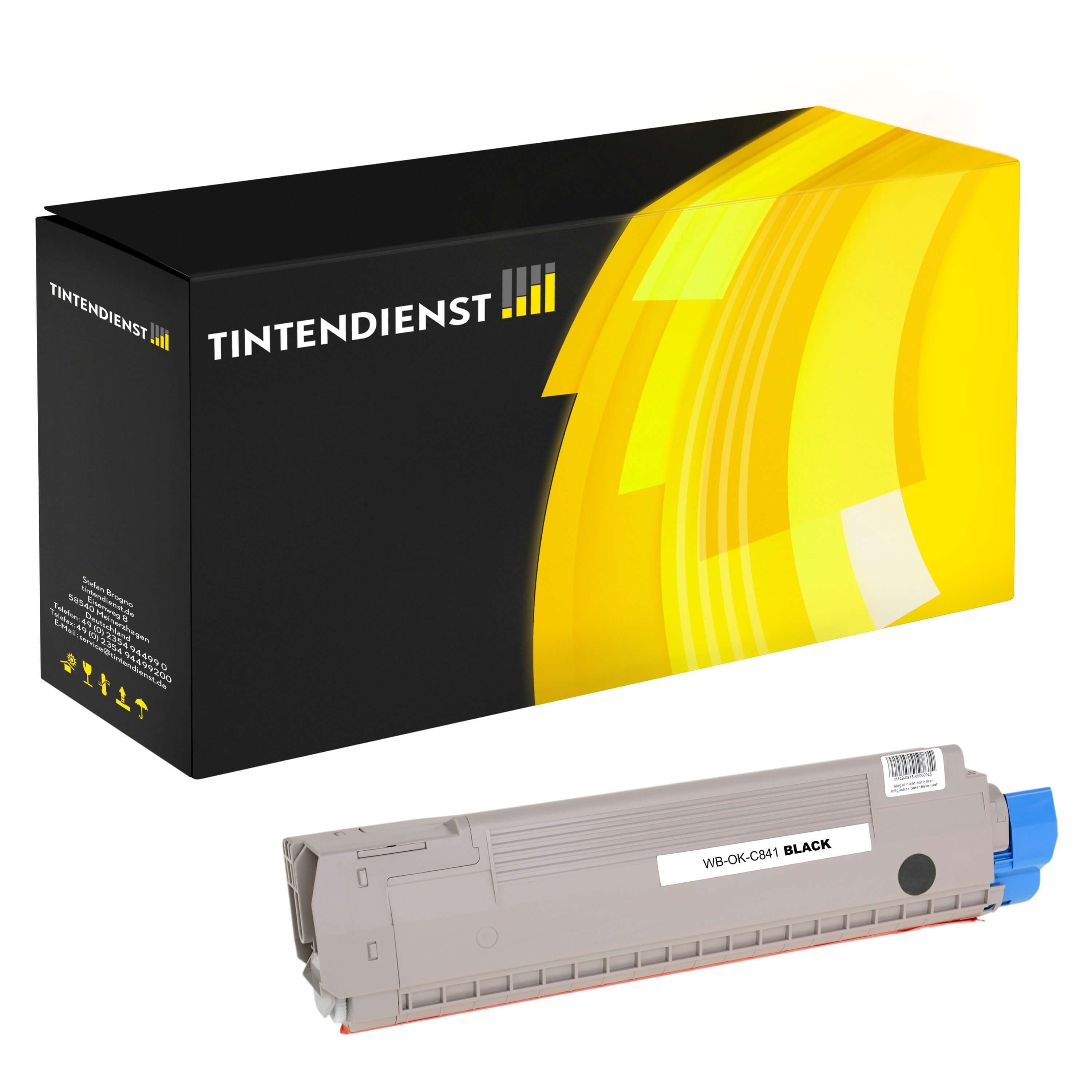 Toner kompatibel für OKI C 831 DN (44844508) Schwarz