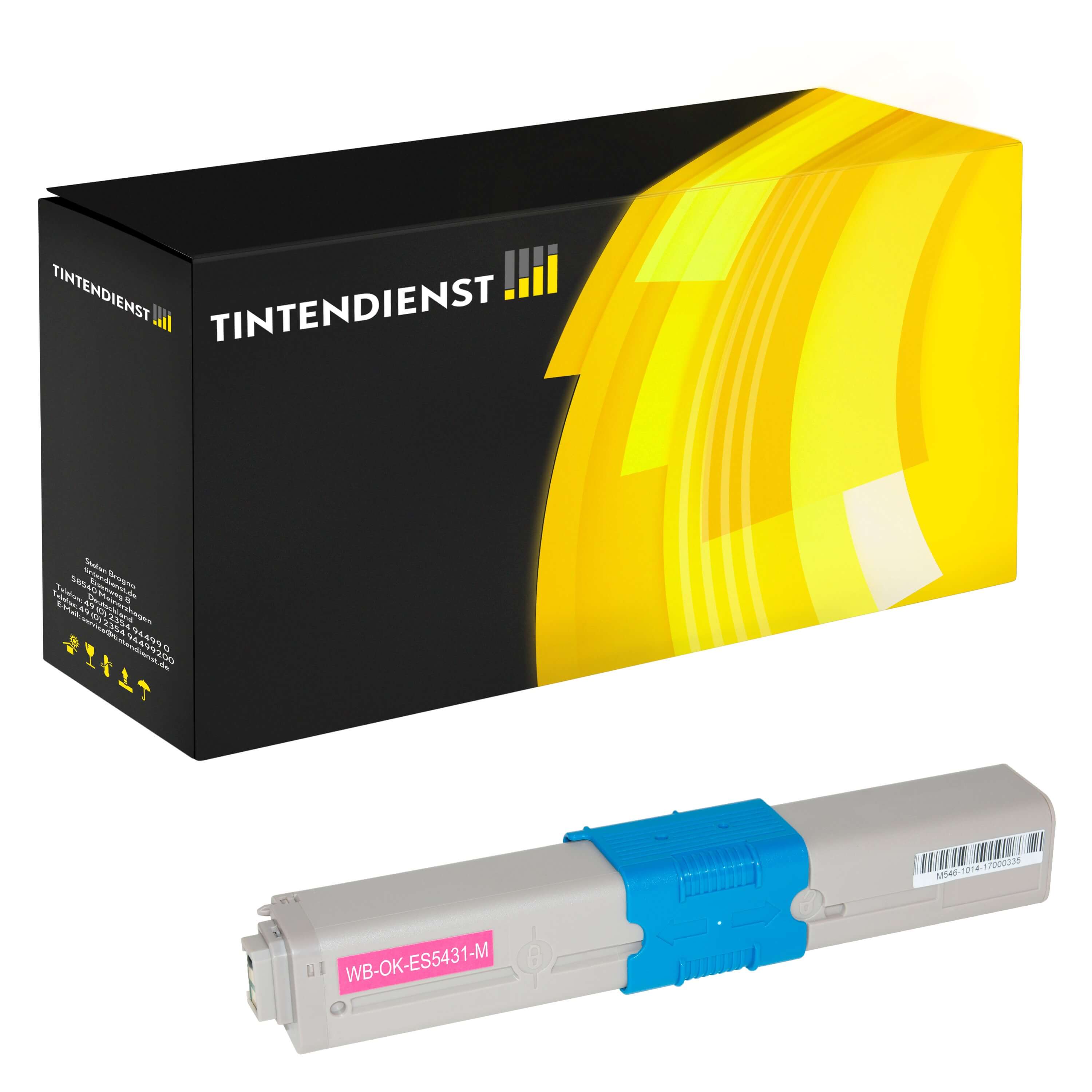 Toner kompatibel für OKI ES 3452 MFP (44973510) Magenta