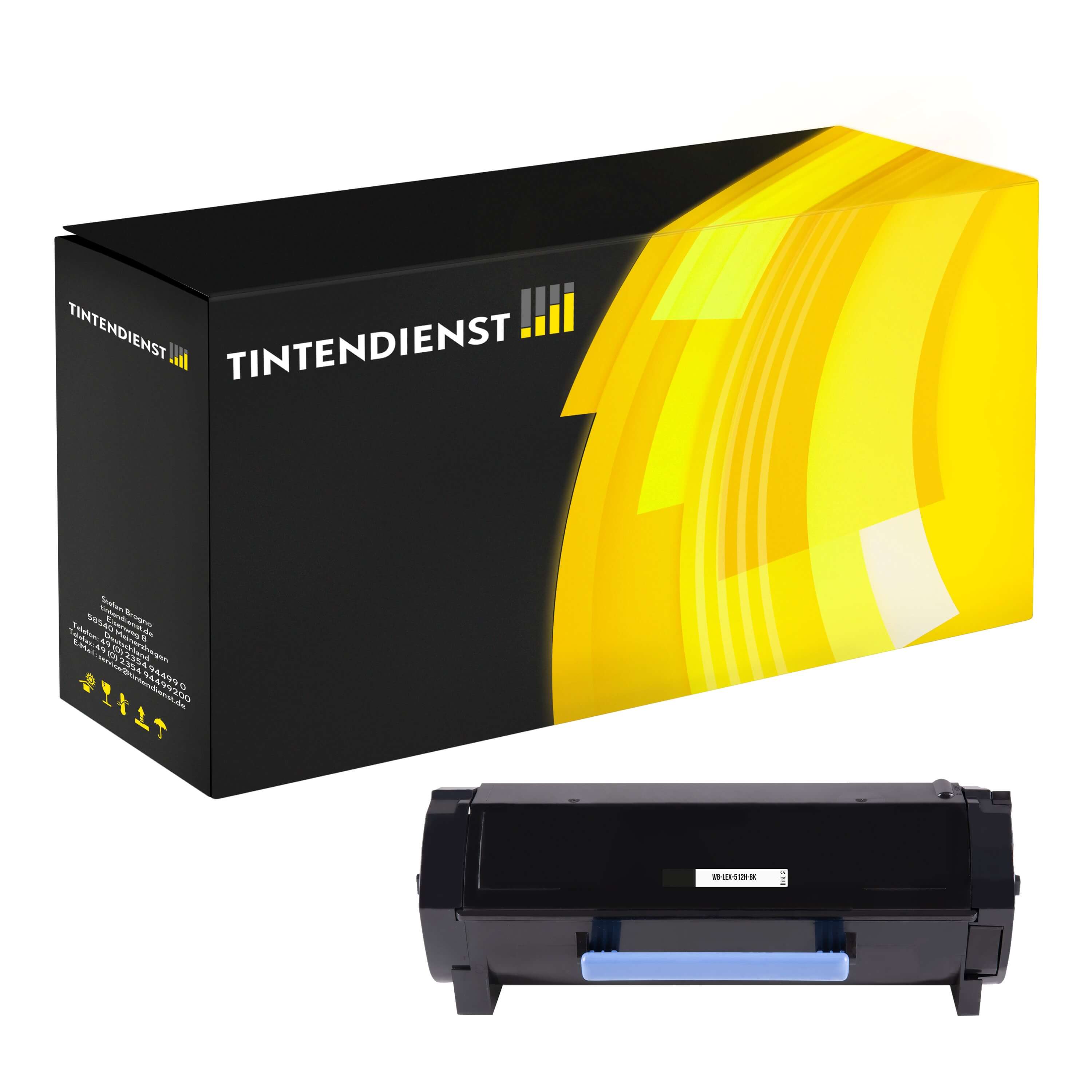 Toner kompatibel für Lexmark MS 417 dn (51B2H00) Schwarz