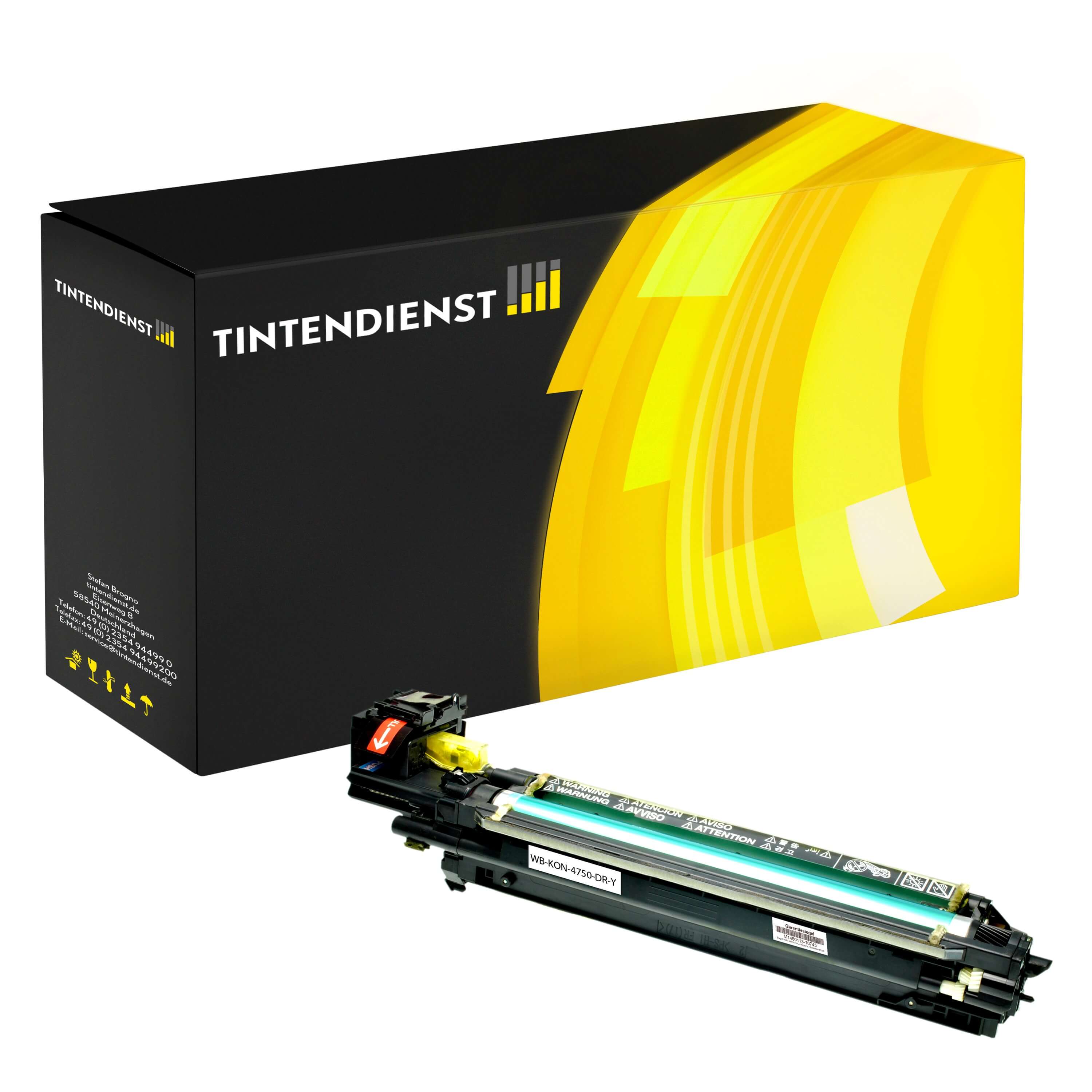 Trommel kompatibel für Konica Minolta A0WG08H / IUP-12Y Gelb