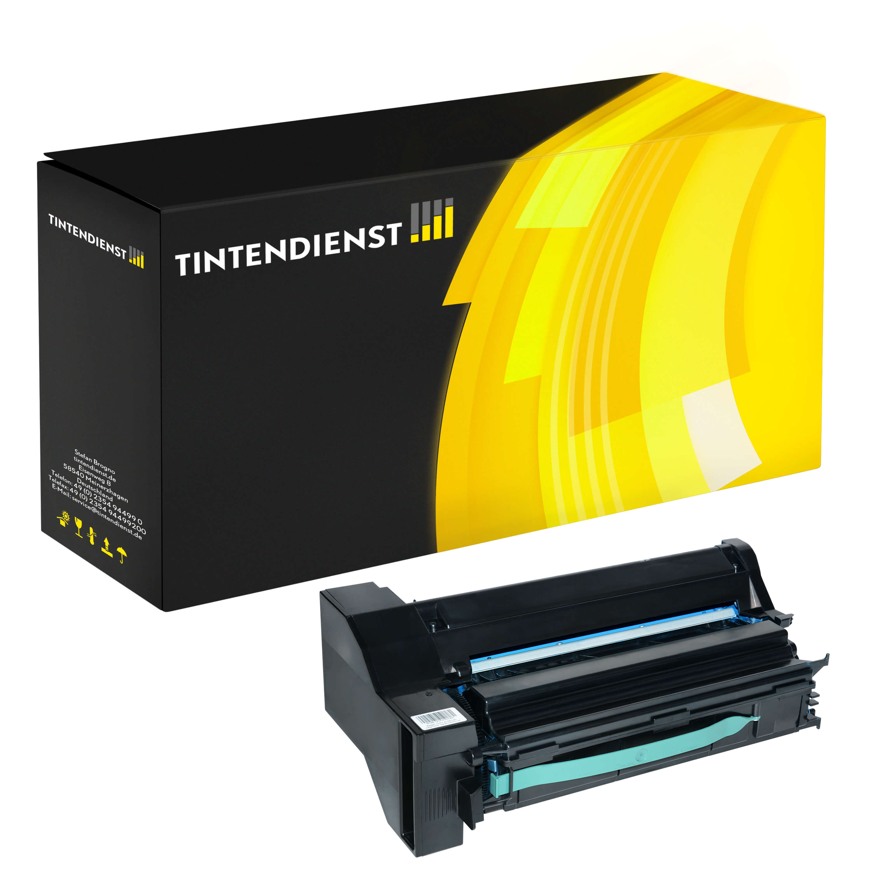 Toner kompatibel für Lexmark C 782 N (C780H2CG) Cyan