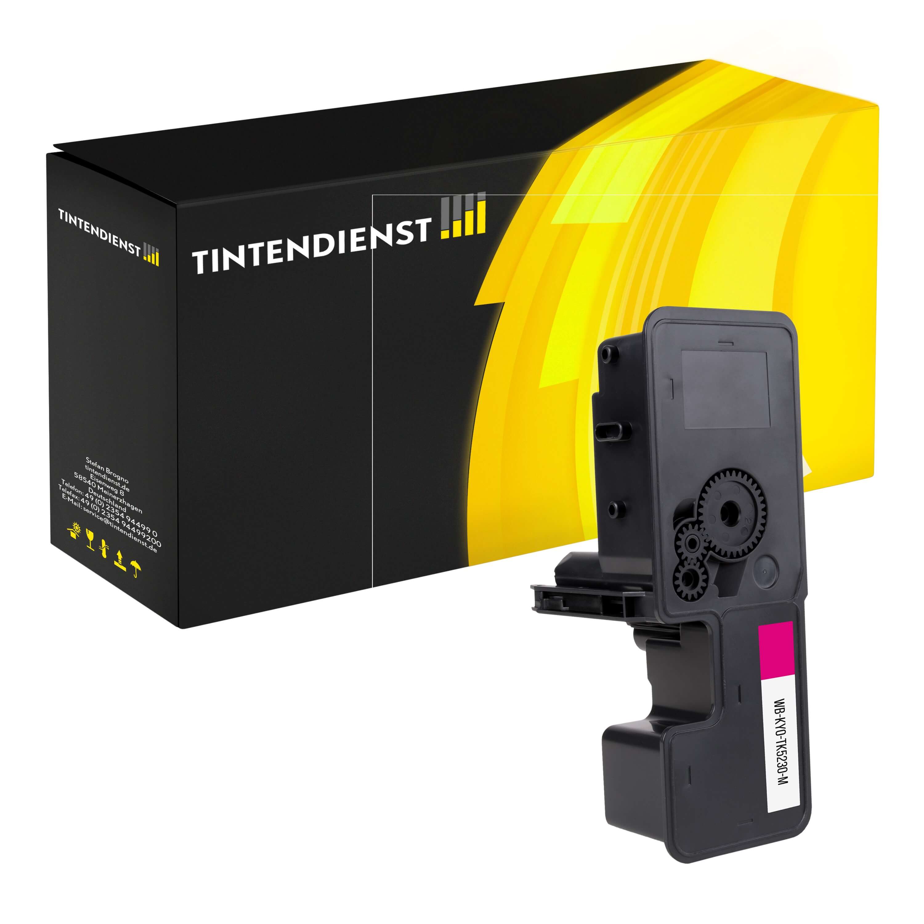 Toner kompatibel für Kyocera Ecosys M 5521 cdn (1T02R9BNL0 / TK-5230M) Magenta