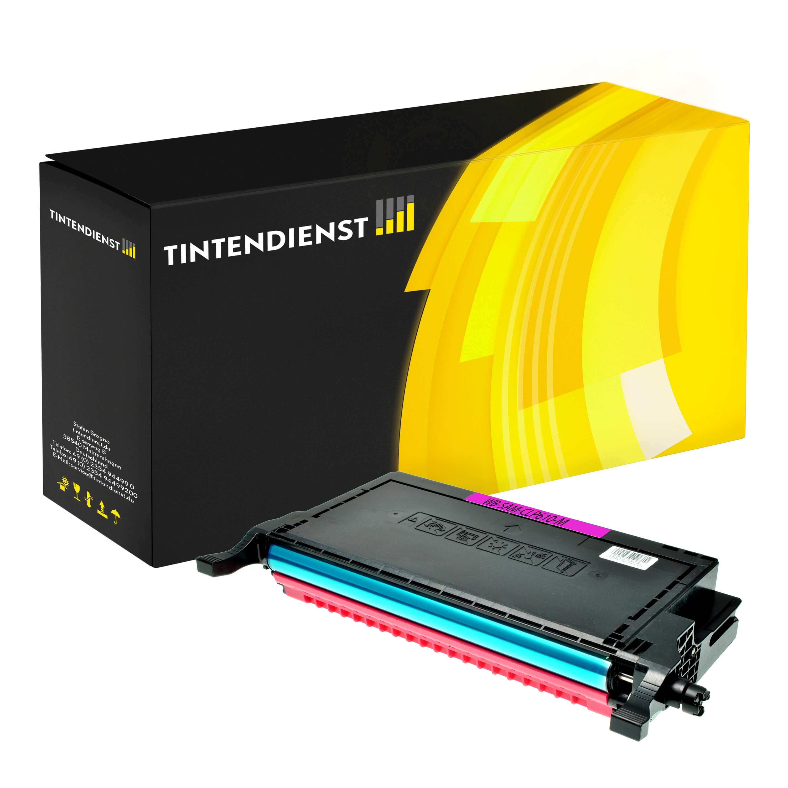 Toner kompatibel für Samsung CLP-660 Series (CLP-M660B/ELS / M660) Magenta