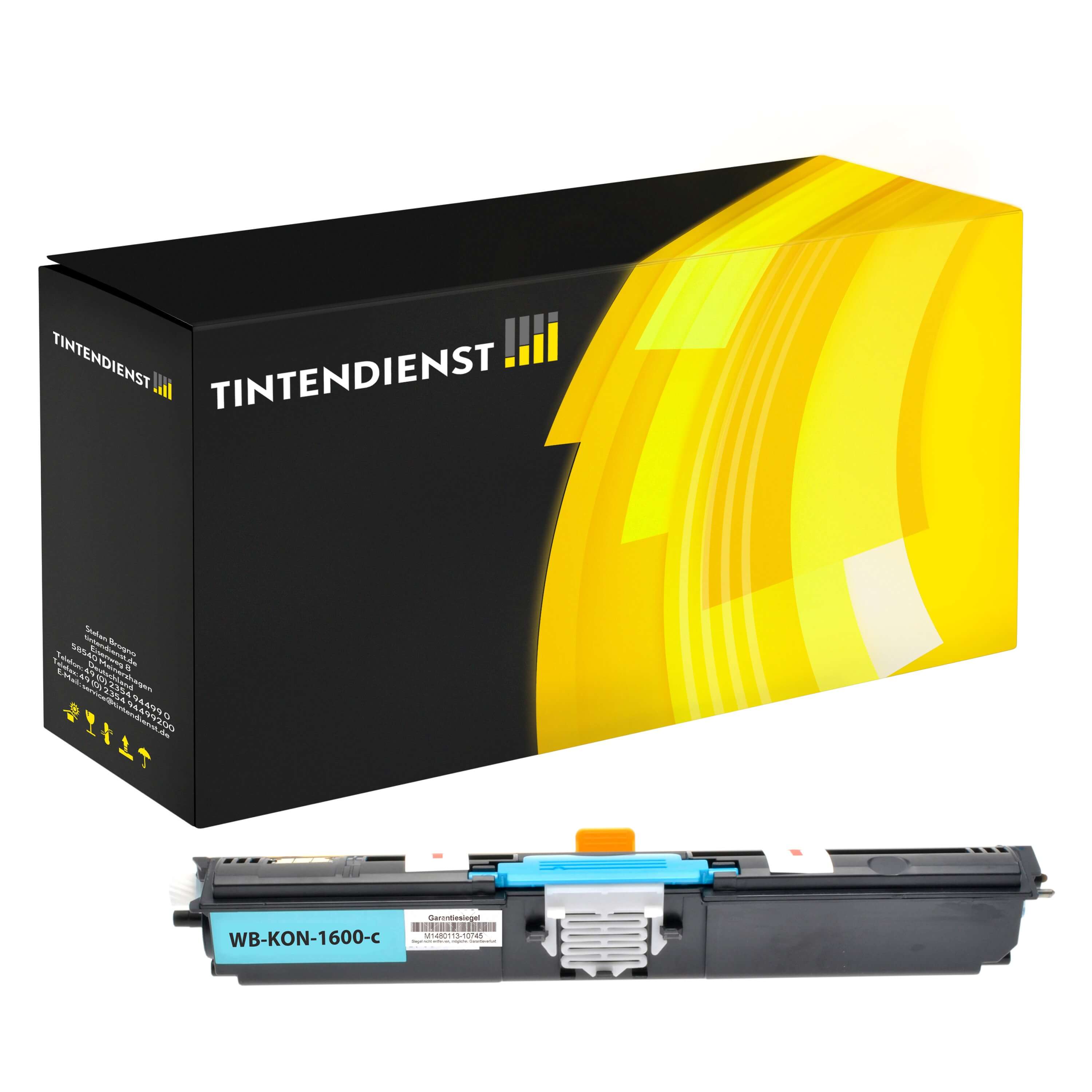 Toner kompatibel für Konica Minolta Magicolor 1600 W (A0V30HH) Cyan