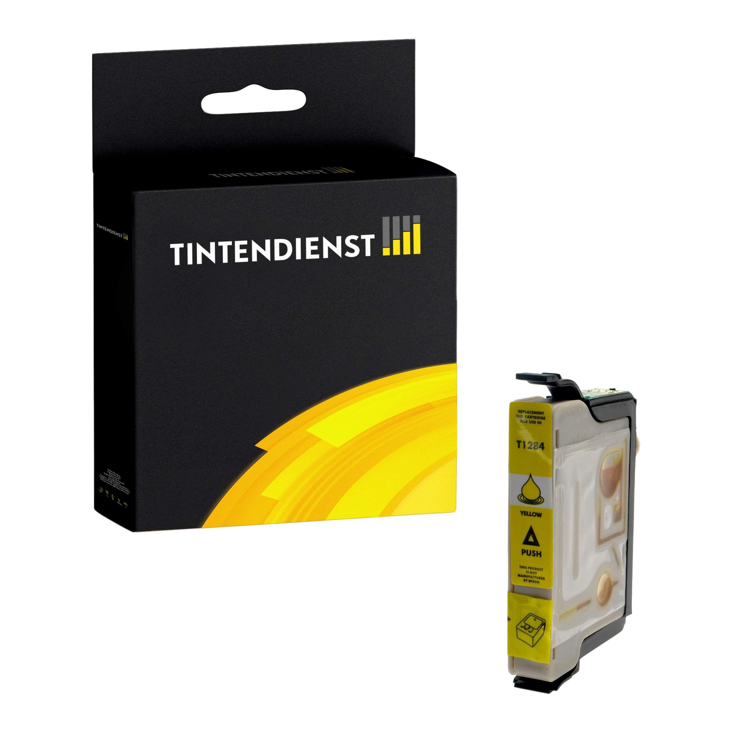 Druckerpatrone kompatibel für Epson Stylus S 22 (C13T12844012 / T1284) Gelb