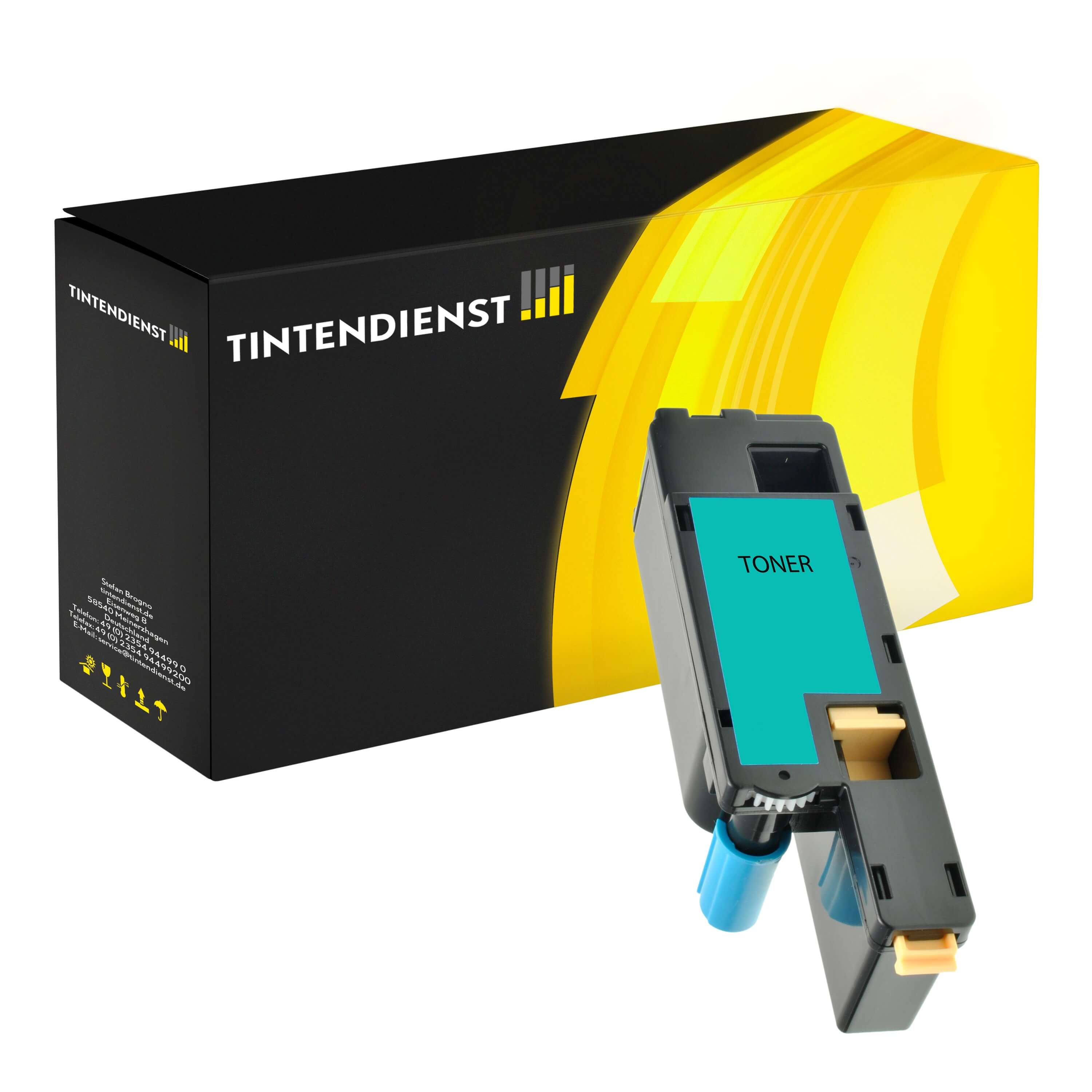 Toner kompatibel für Epson Aculaser C 1700 Series (C13S050613 / 0613) Cyan