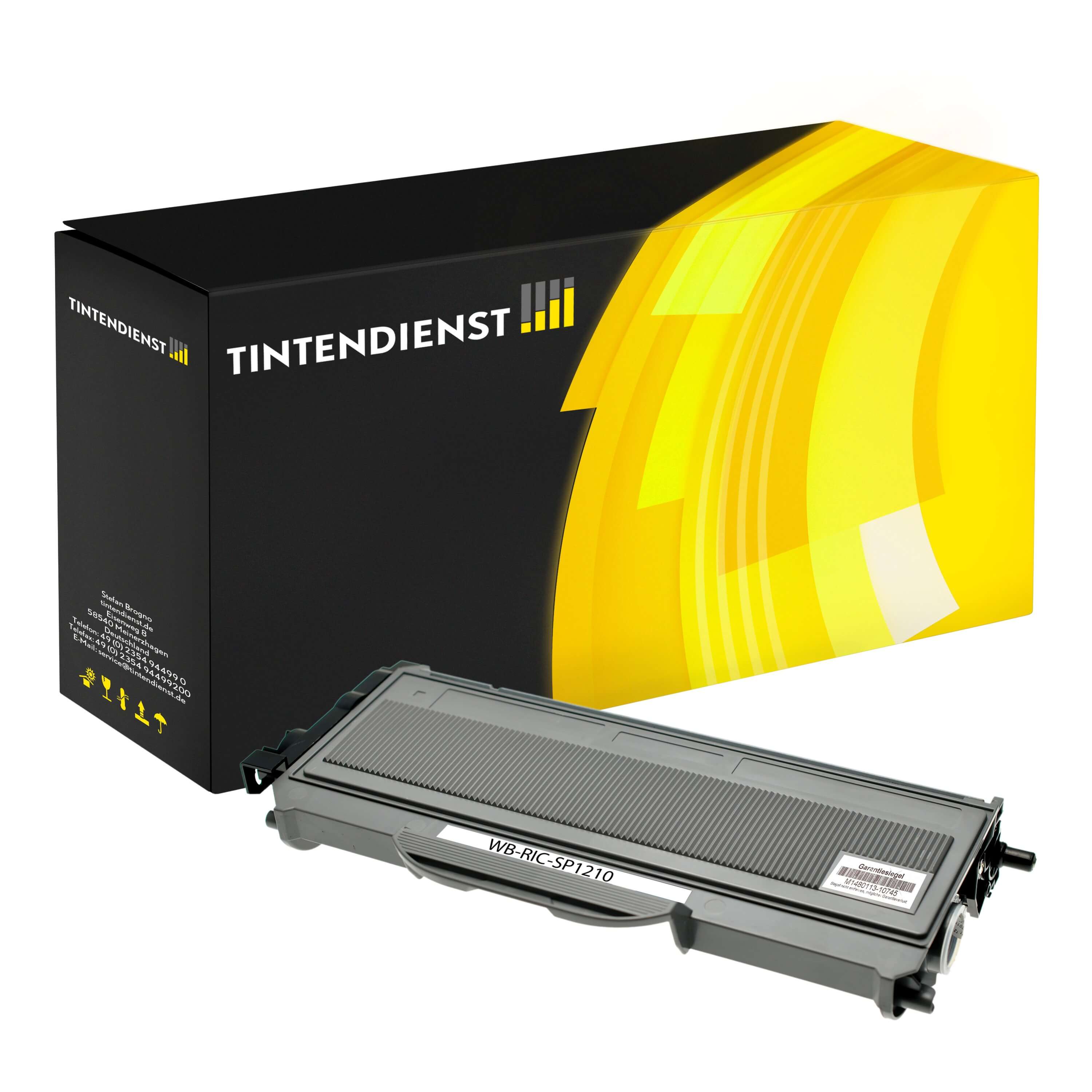 Toner kompatibel für Ricoh Aficio SP 1200 s (406837 / TYPE1200E) Schwarz