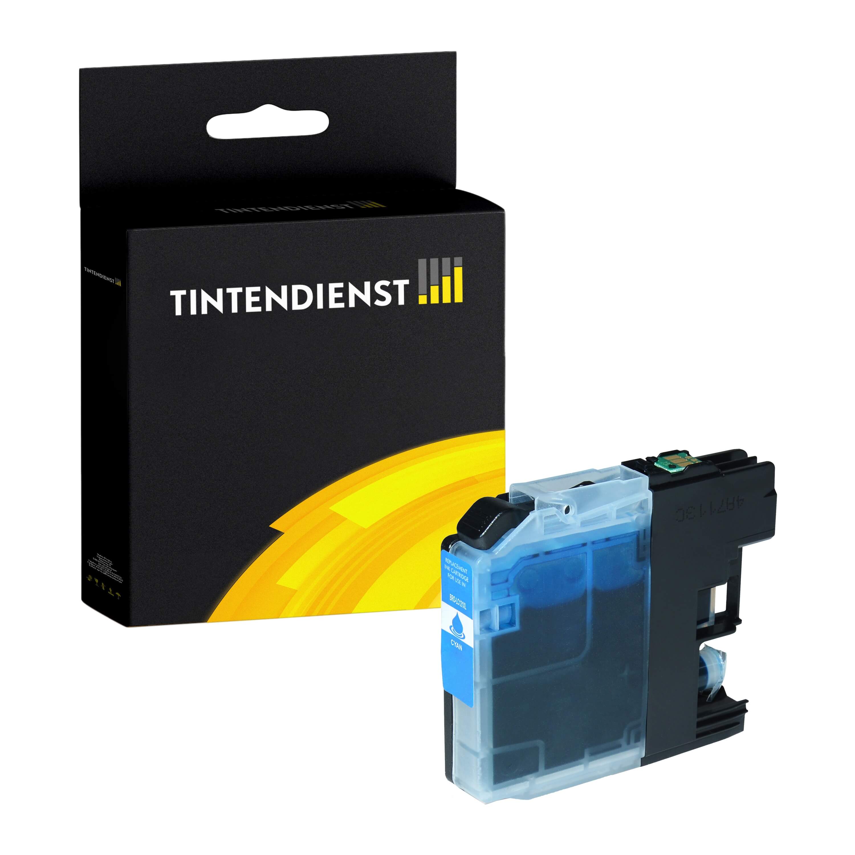 Druckerpatrone kompatibel für Brother MFC-J 470 Series (LC-121C) Cyan