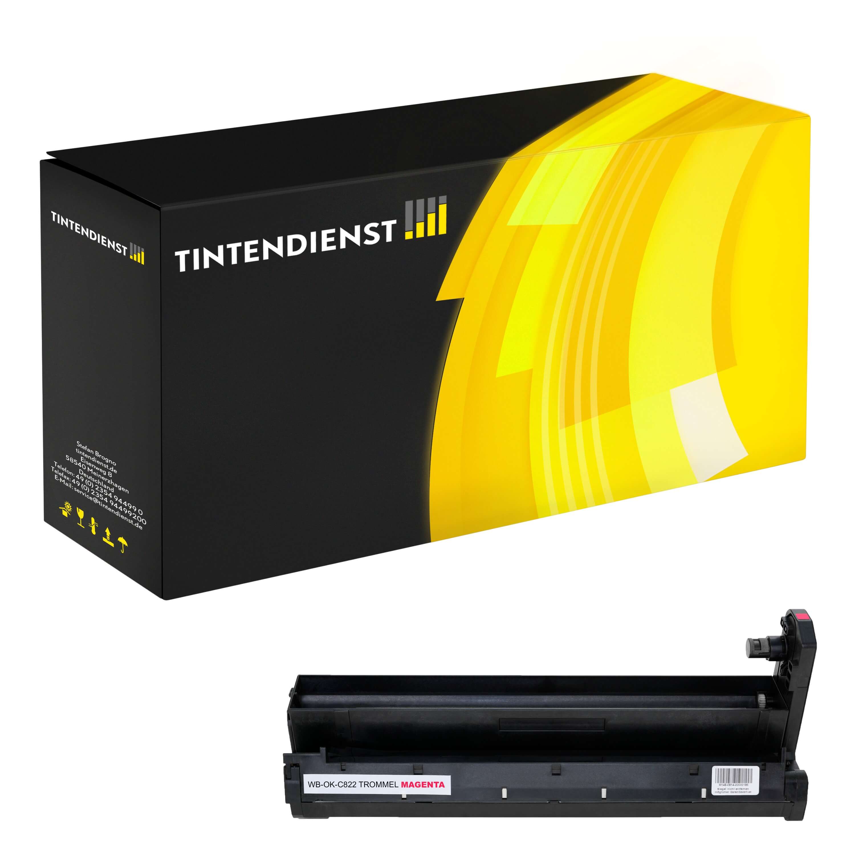 Trommel kompatibel für OKI C 831 CDTN (44844406) Magenta