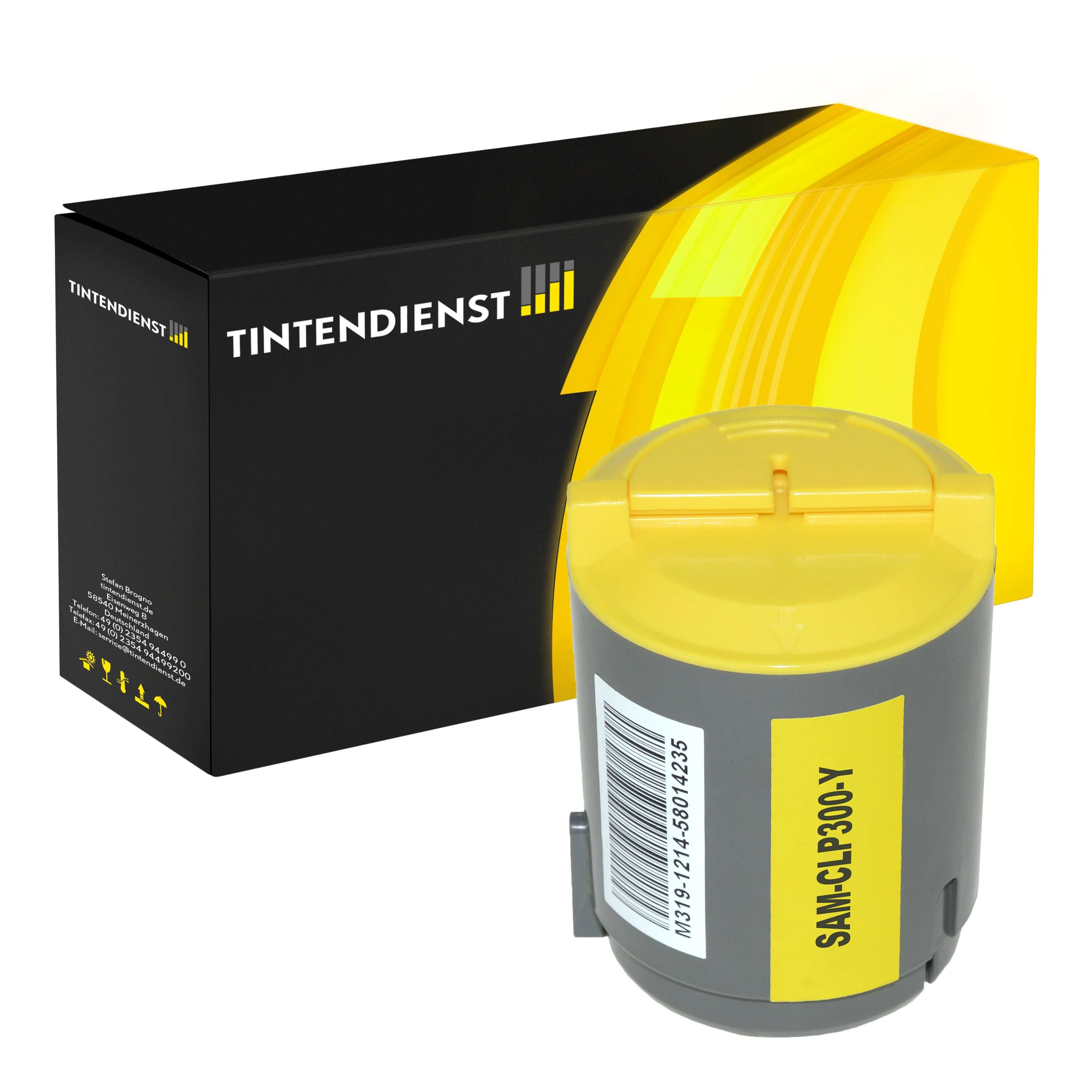 Toner kompatibel für Samsung CLP-300 N (CLP-Y300A/ELS) Gelb