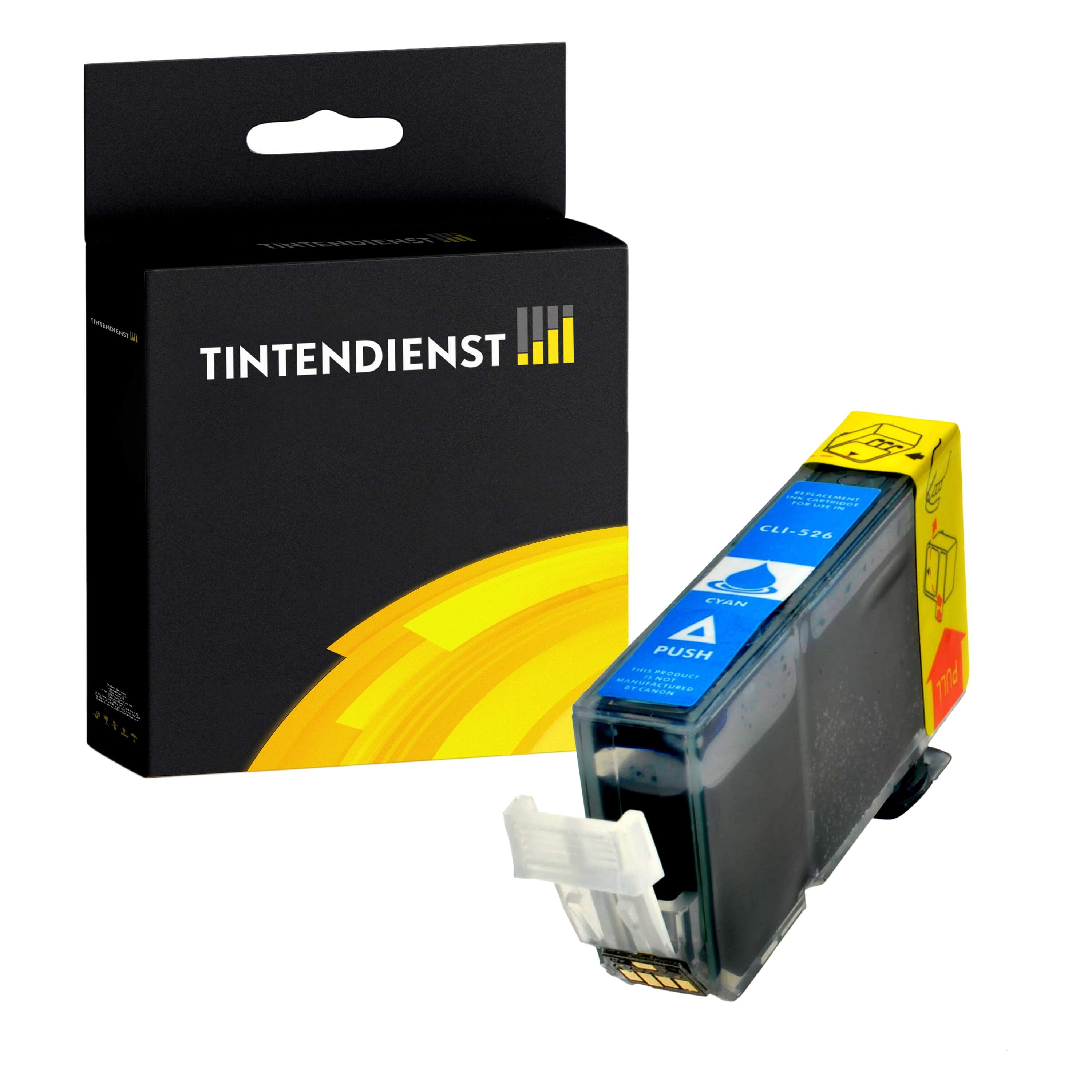 Druckerpatrone kompatibel für Canon Pixma MX 710 Series (4541B001 / CLI-526C) Cyan