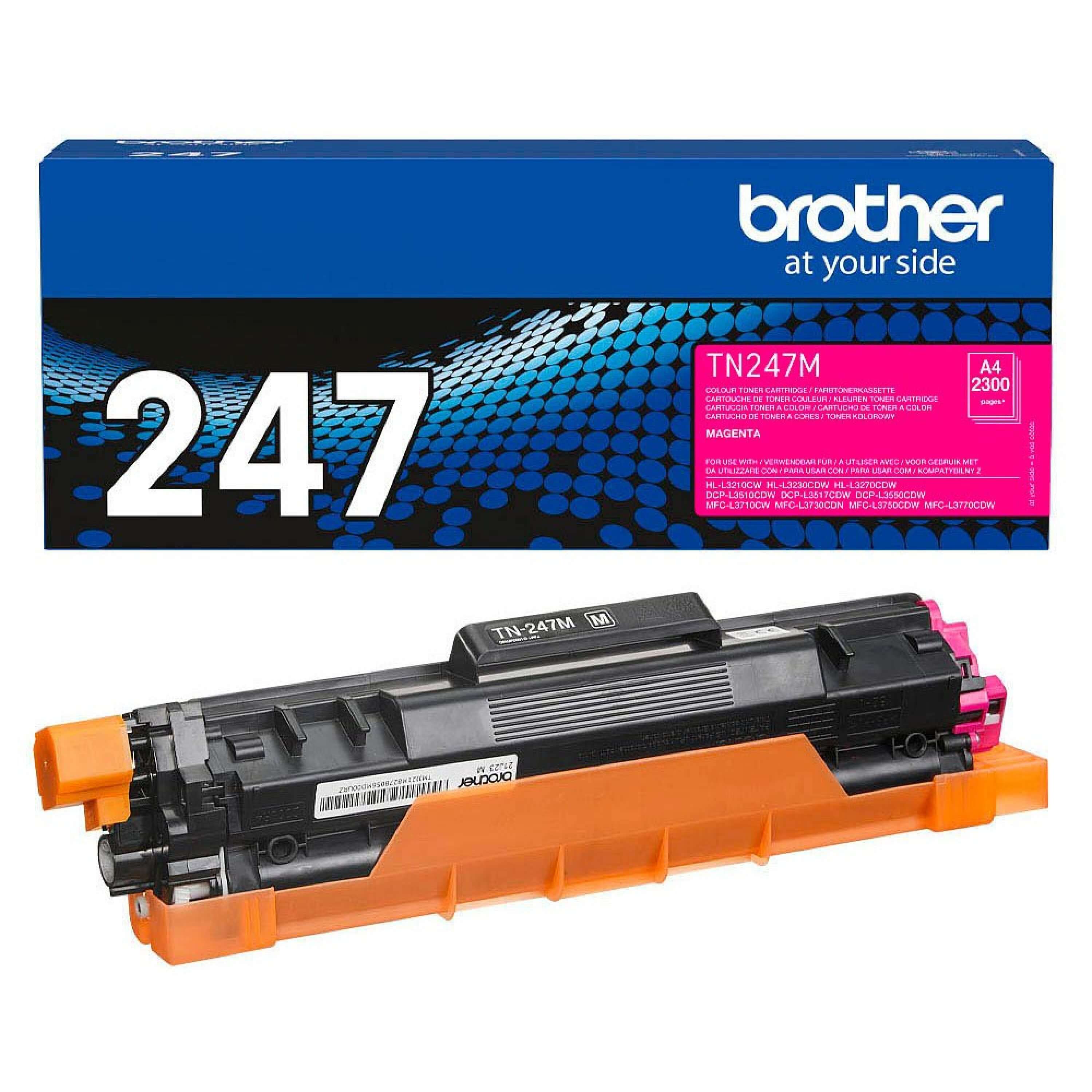 Original Toner Brother MFC-L 3750 CDW (TN-247M) Magenta