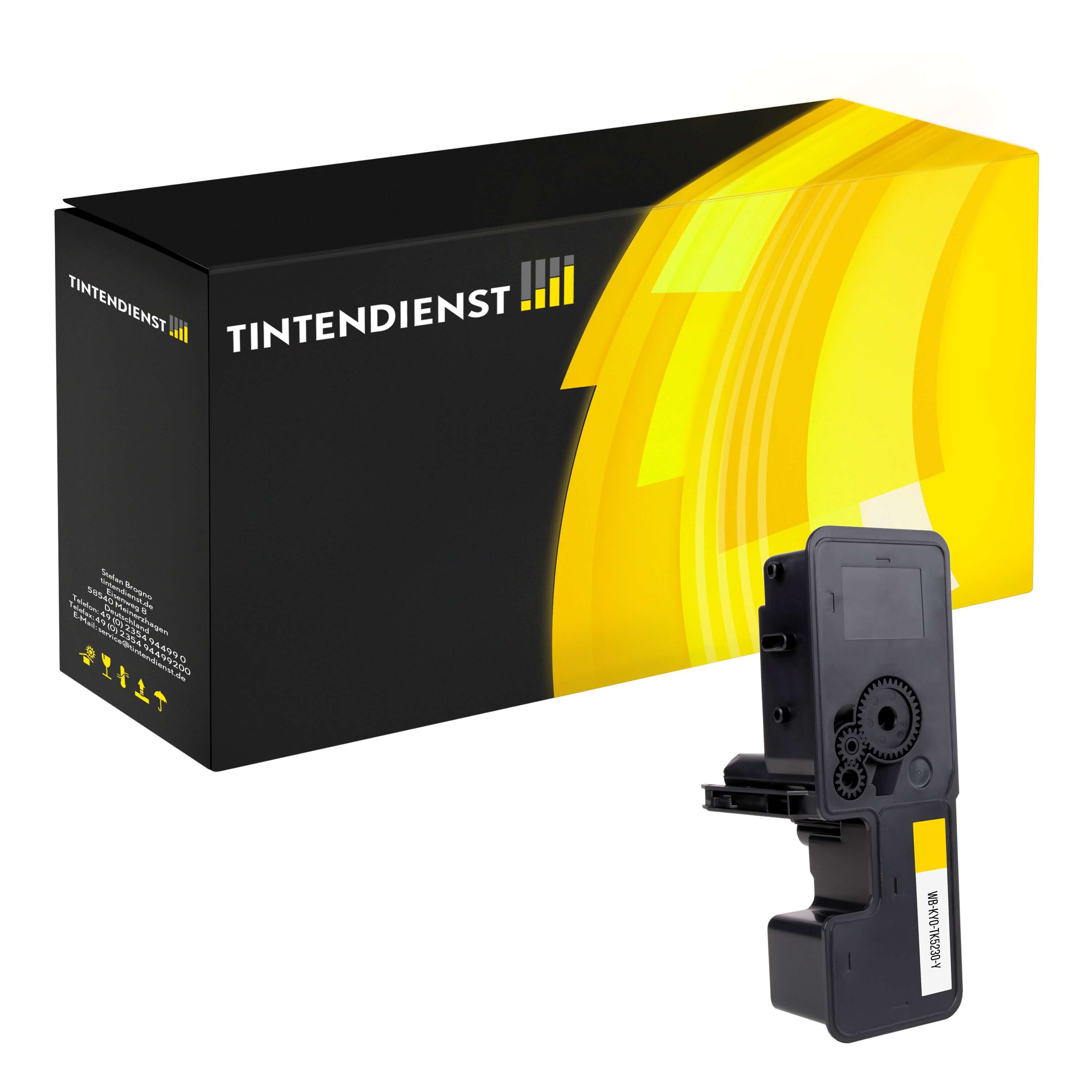 Toner kompatibel für Kyocera Ecosys M 5521 cdn (1T02R9ANL0 / TK-5230Y) Gelb