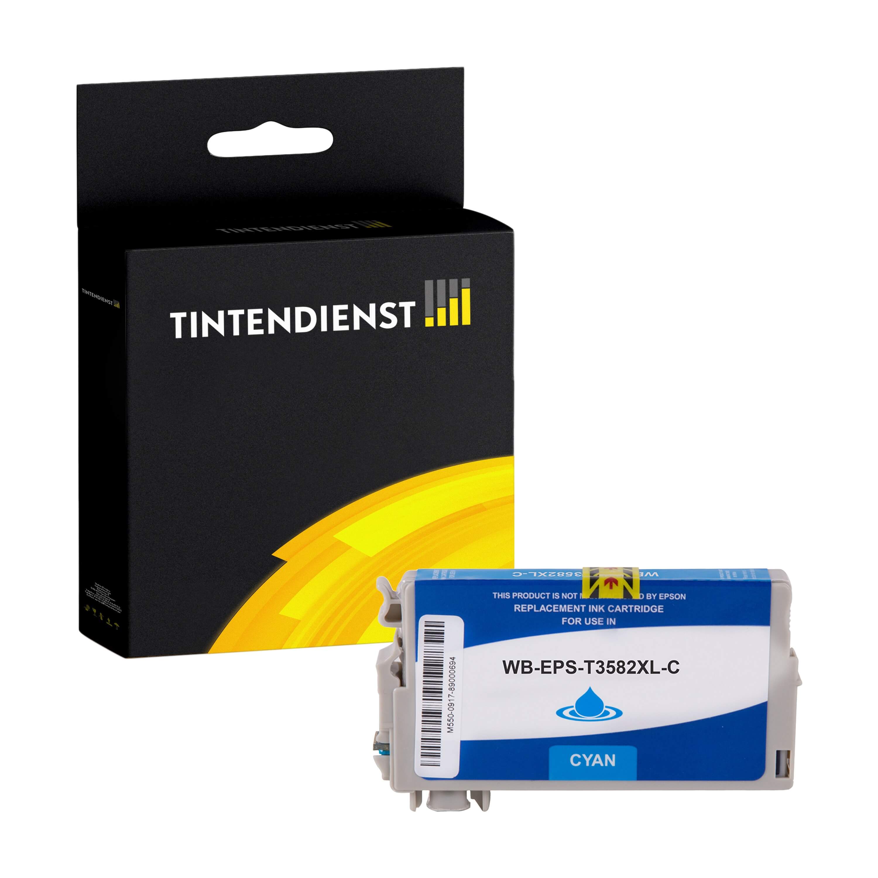 Druckerpatrone kompatibel für Epson Workforce Pro WF-4730 DTWF (C13T35824010 / 35) Cyan
