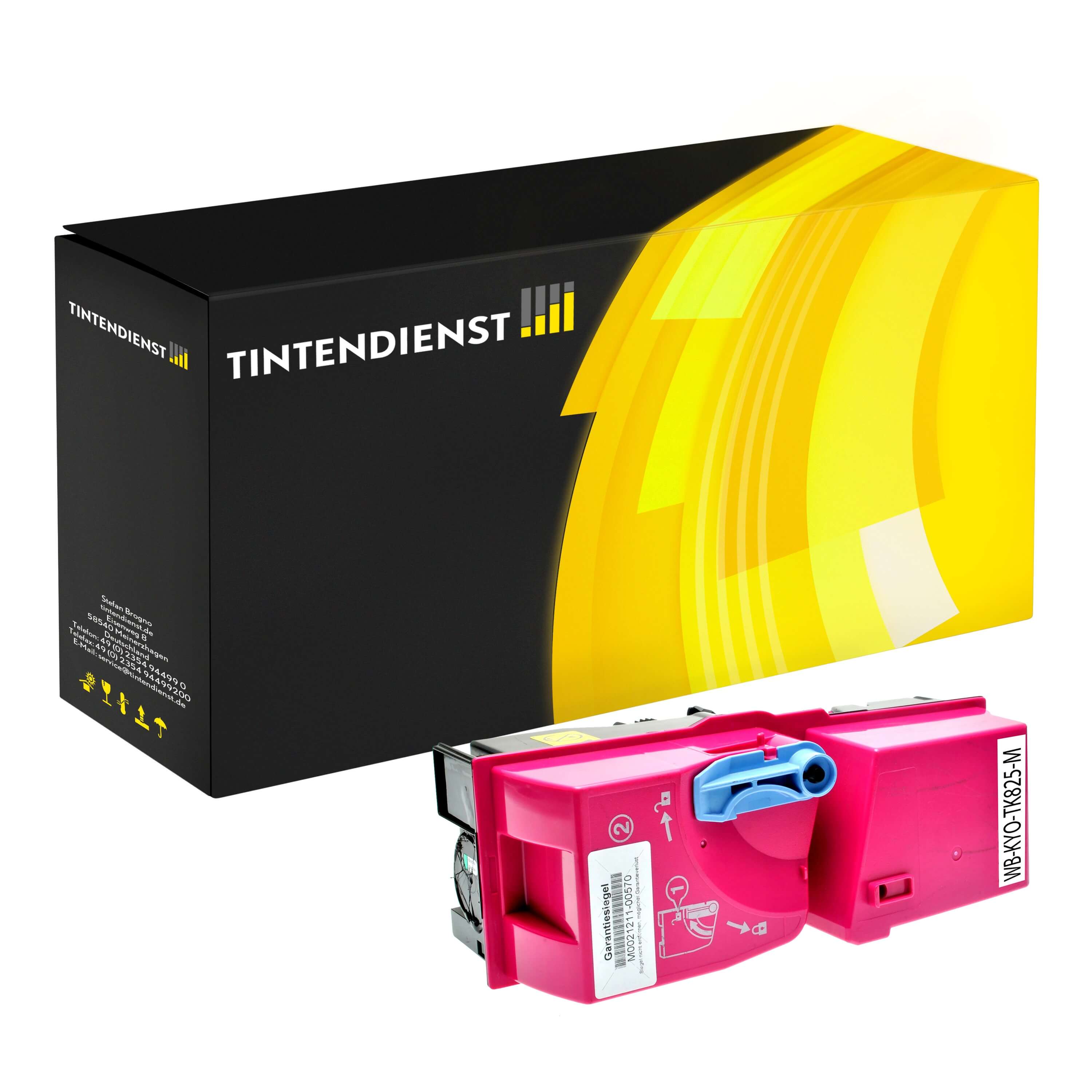 Toner kompatibel für Kyocera KM-C 4535 e (1T02FZBEU0 / TK-825M) Magenta