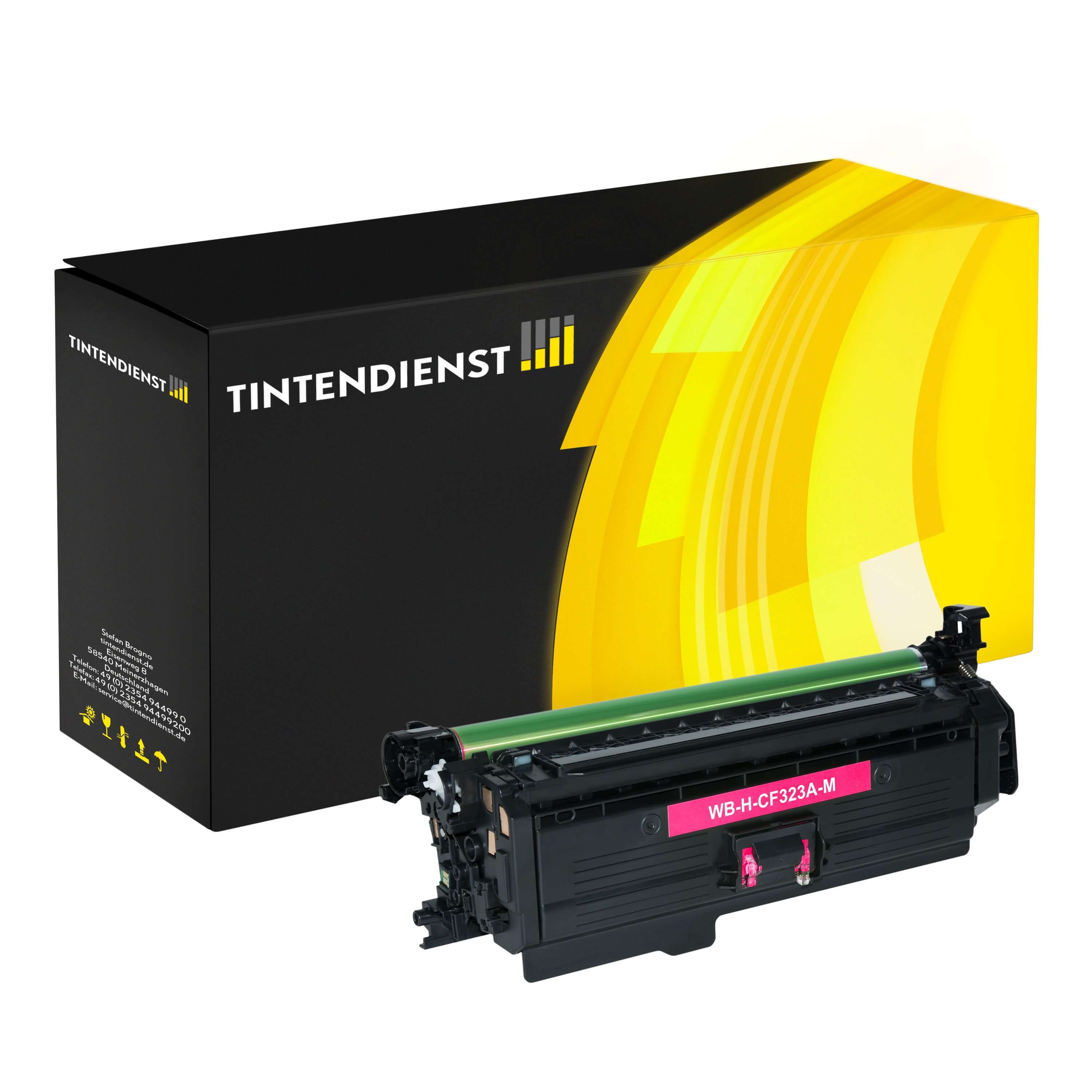 Toner kompatibel für HP Color LaserJet Managed Flow MFP M 680 zm (CF323A / 653A) Magenta