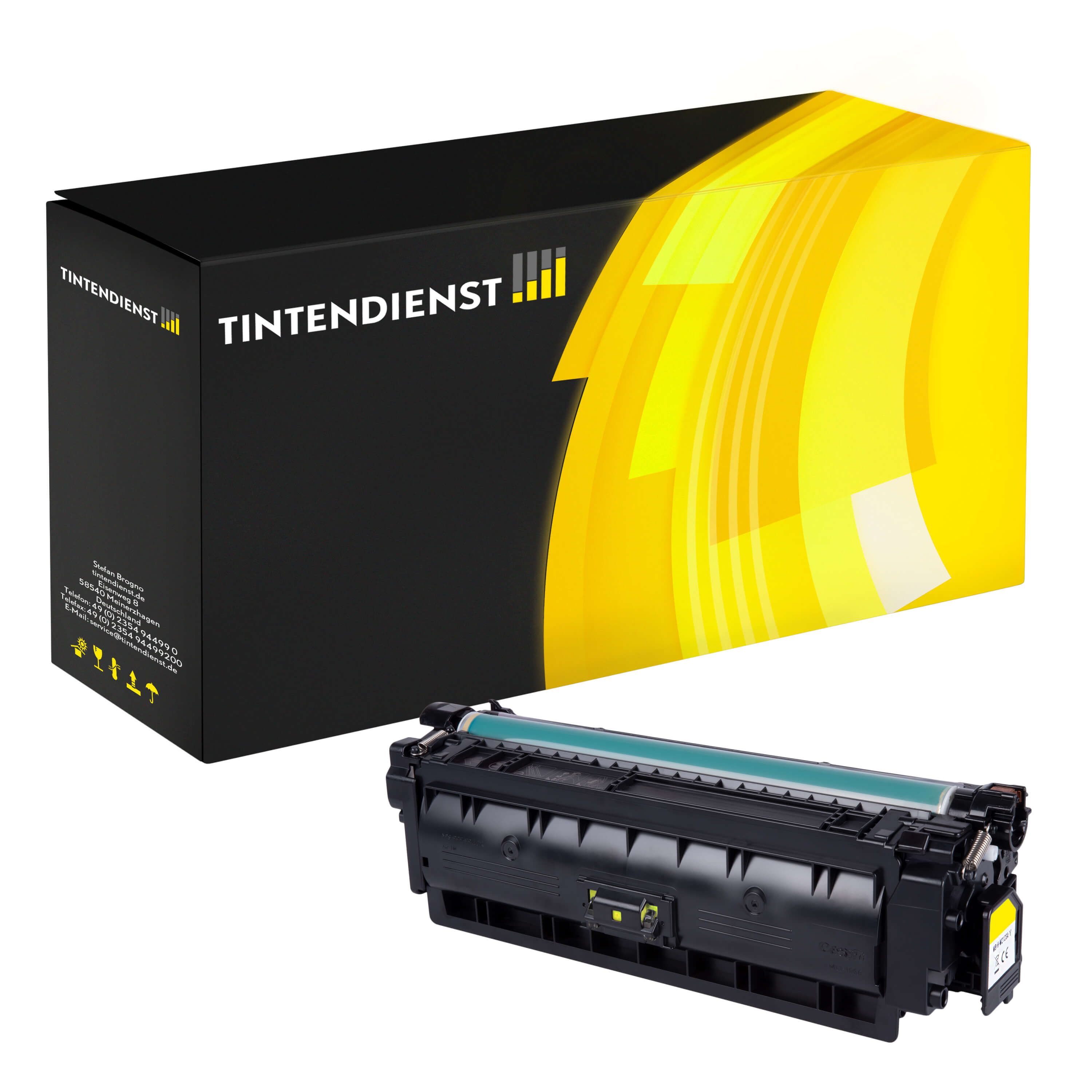 Toner kompatibel für HP Color LaserJet Enterprise M 554 (W2122X / 212X) Gelb