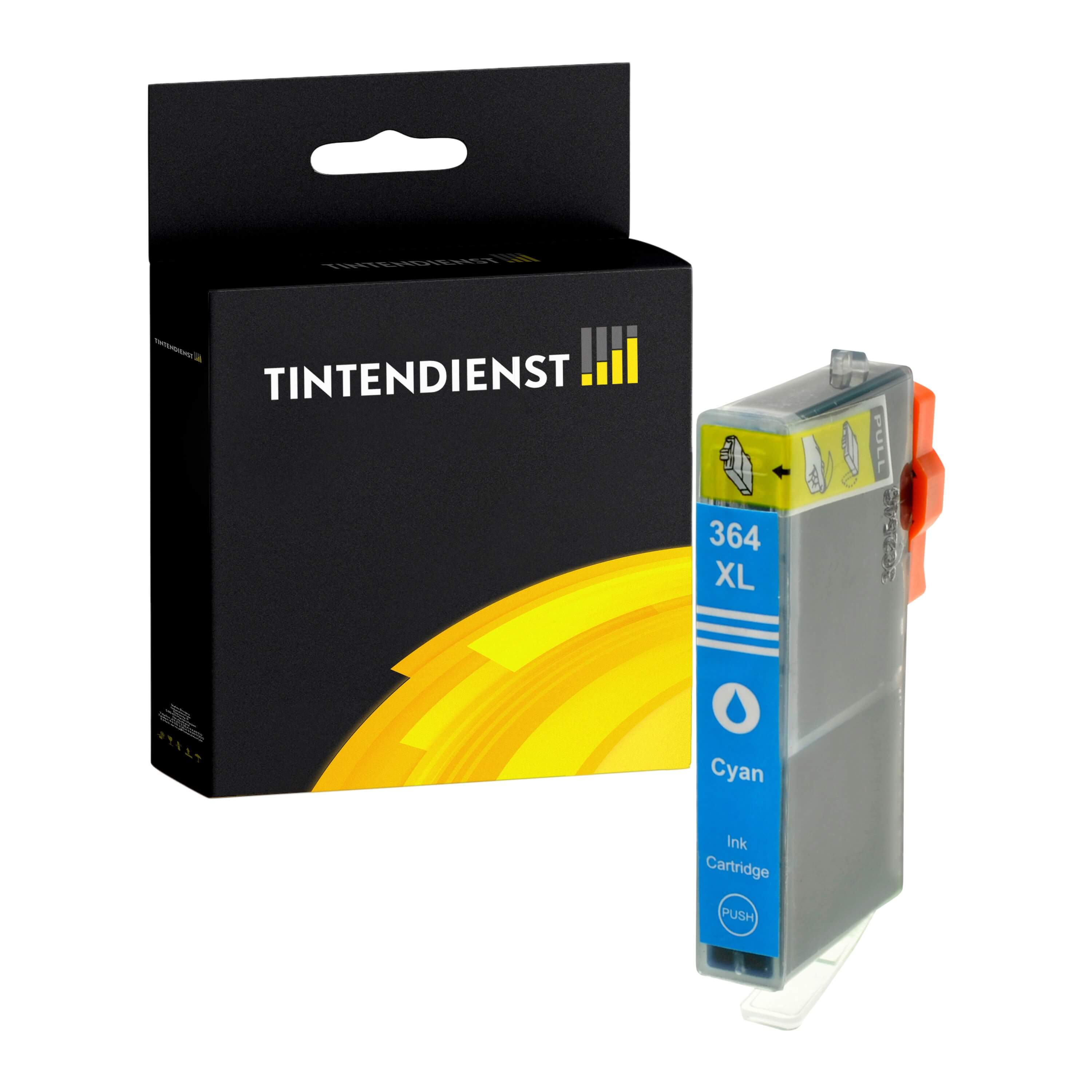 Druckerpatrone kompatibel für HP PhotoSmart Wireless B 110 d (CB323EE / 364XL) Cyan