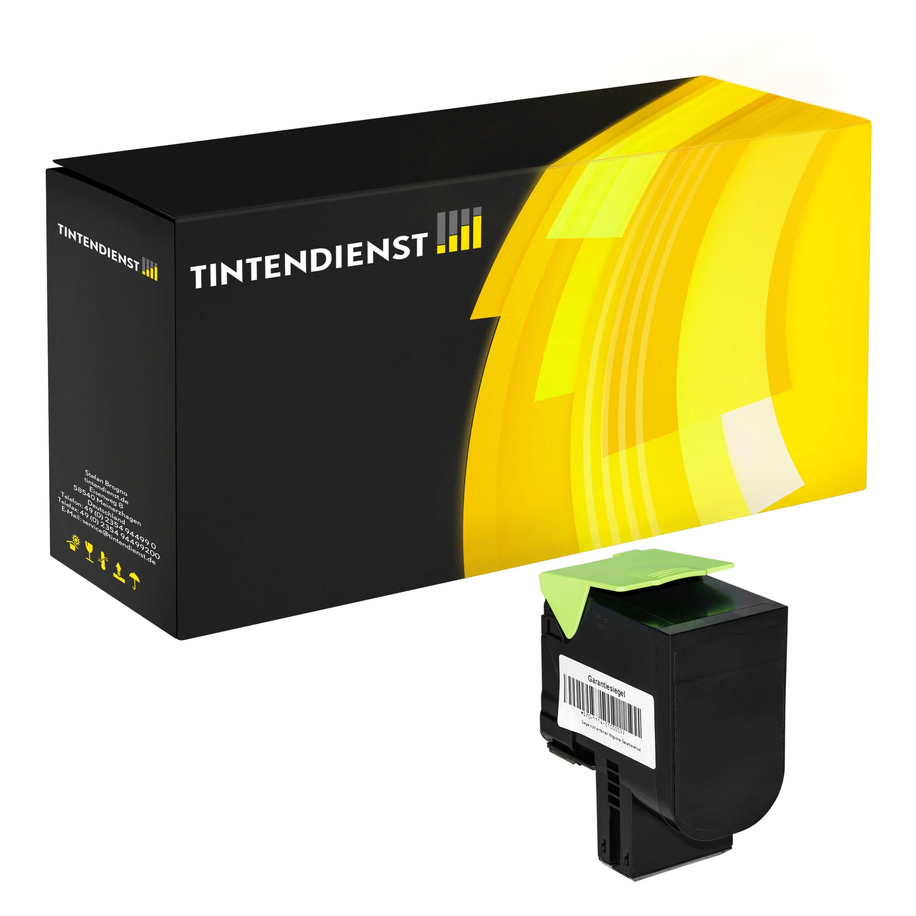 Toner kompatibel für Lexmark CX 510 de (80C20K0 / 802K) Schwarz