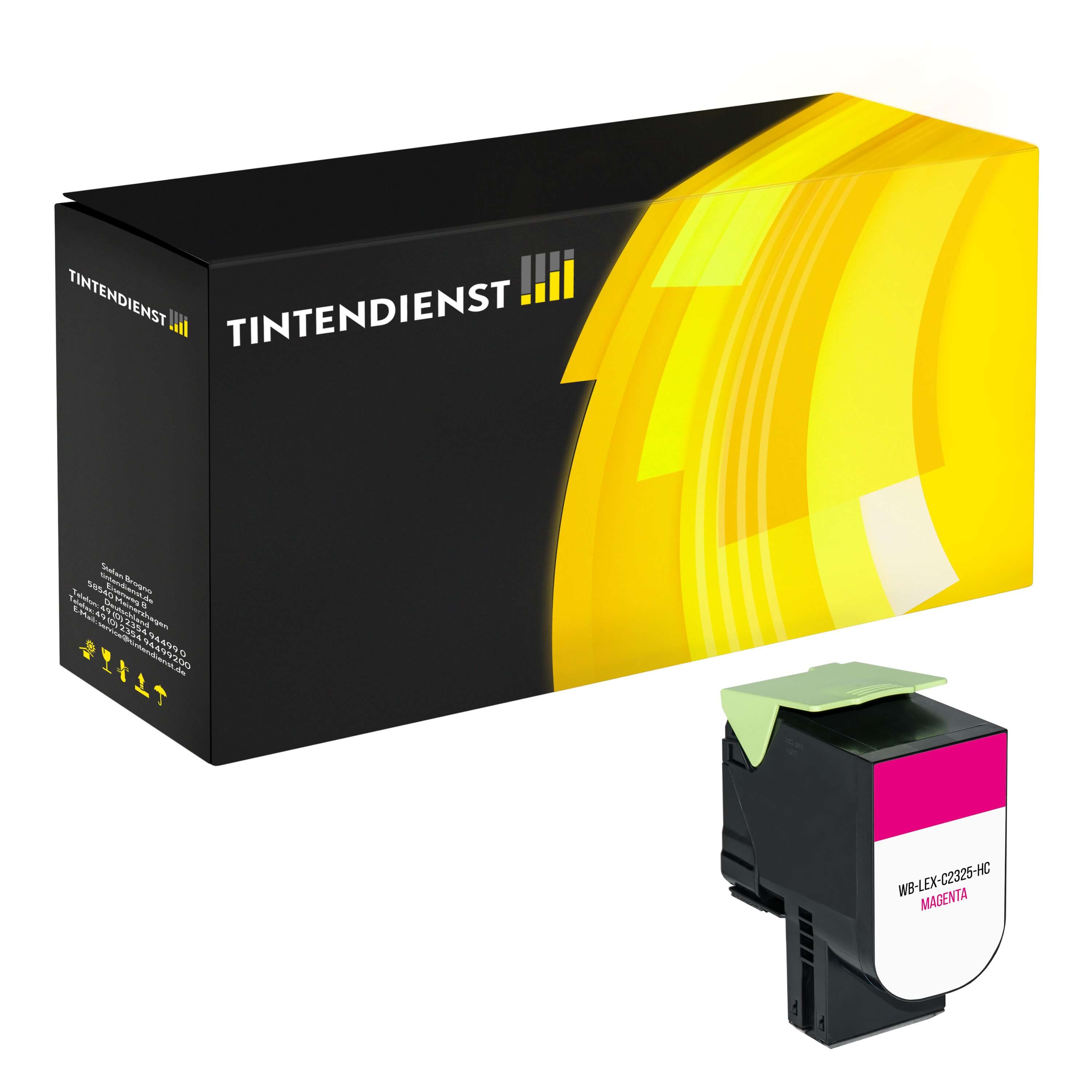 Toner kompatibel für Lexmark MC 2325 adw (C2320M0) Magenta