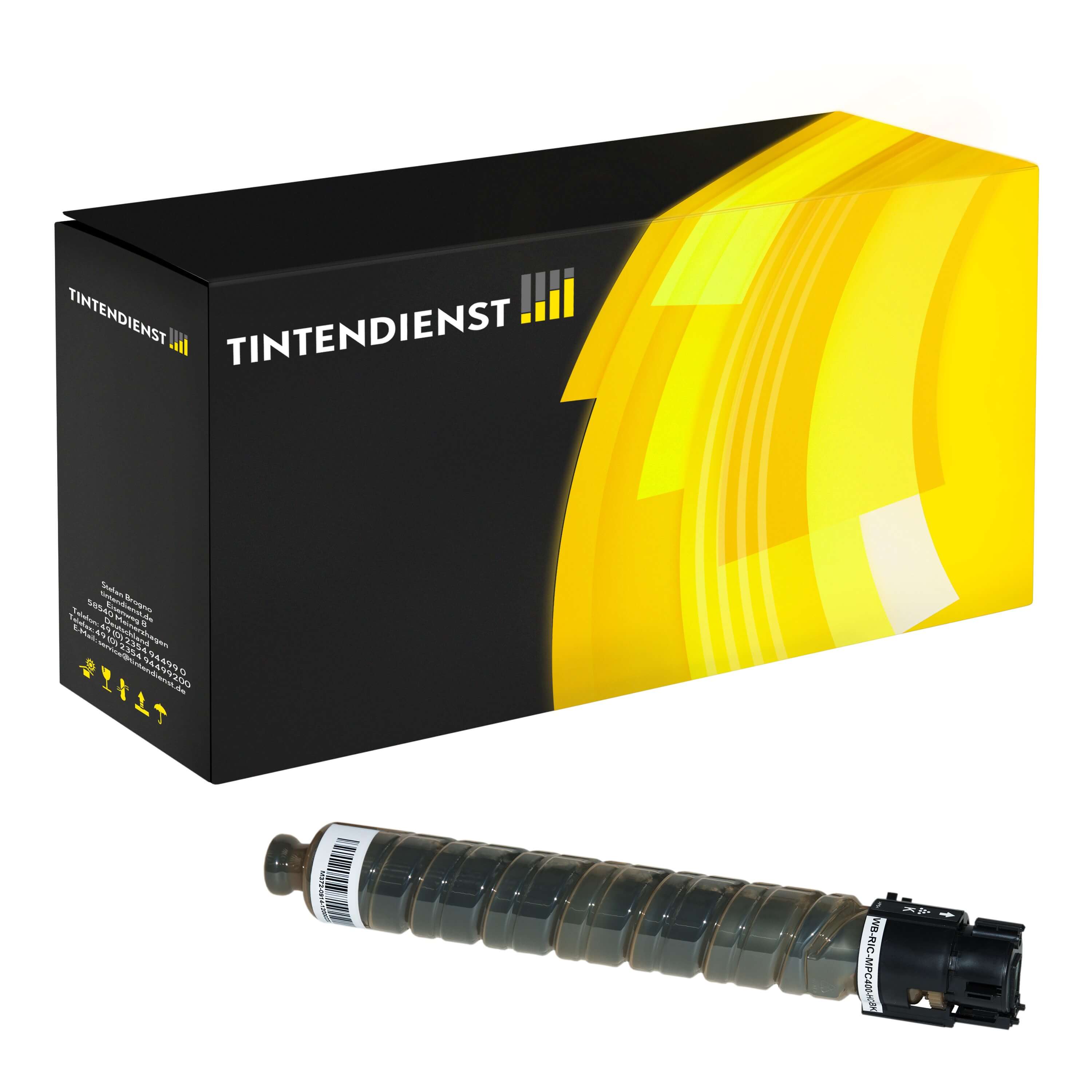 Toner kompatibel für Ricoh Aficio MP C 300 (842038 / MPC400B) Schwarz