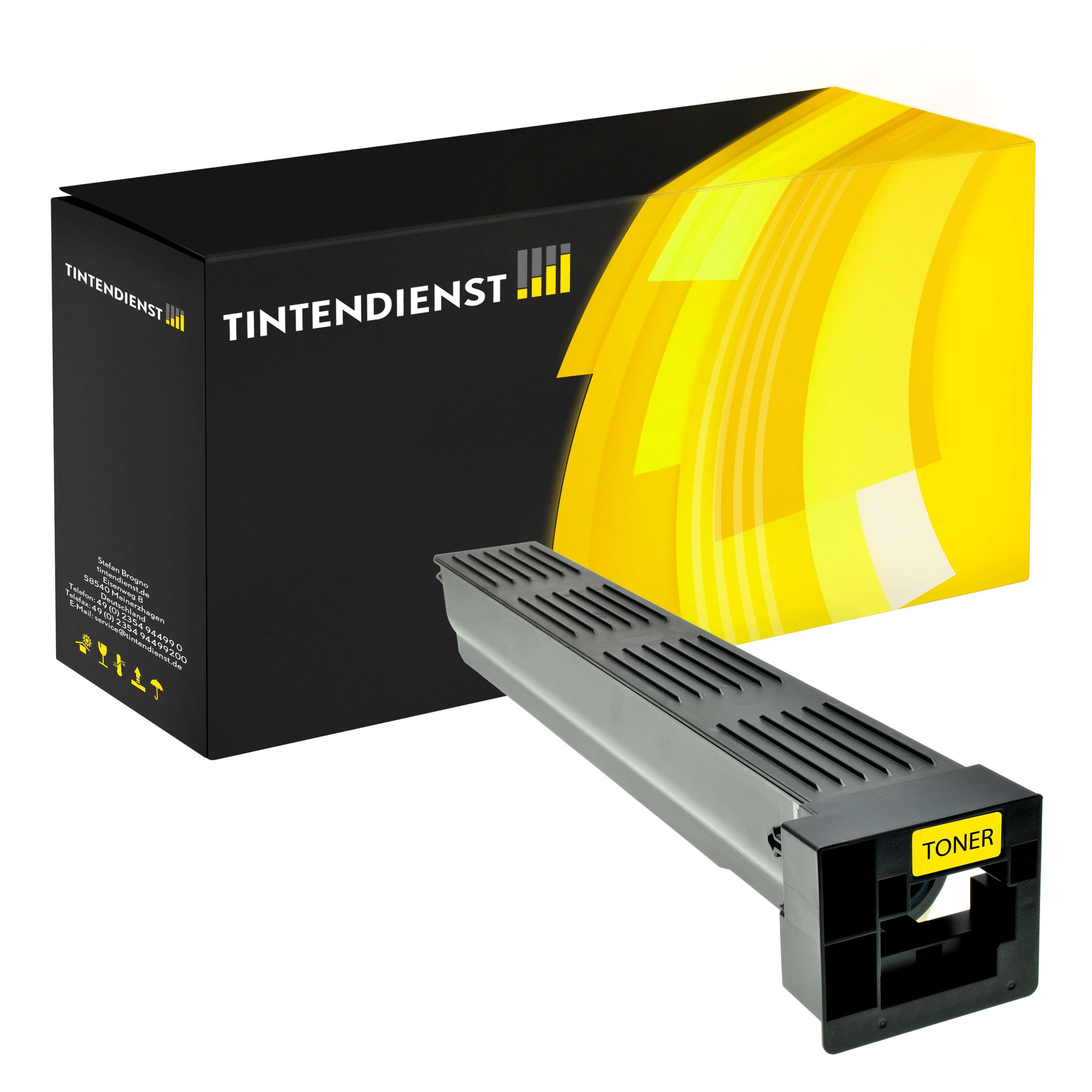 Toner kompatibel für Konica Minolta Bizhub C 451 (A070250 / TN-611Y) Gelb