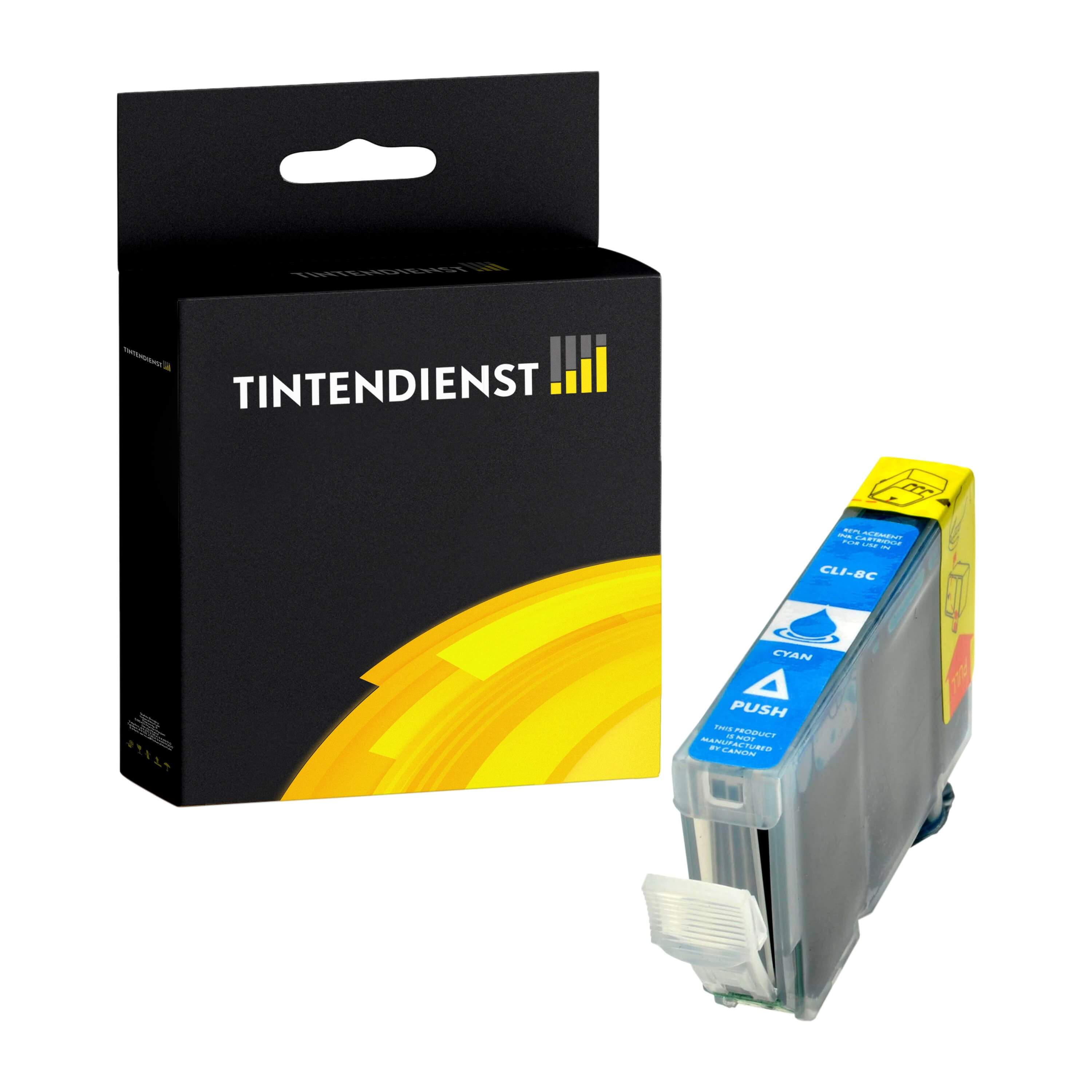 Druckerpatrone kompatibel für Canon Pixma IP 5200 (0621B001 / CLI-8C) Cyan