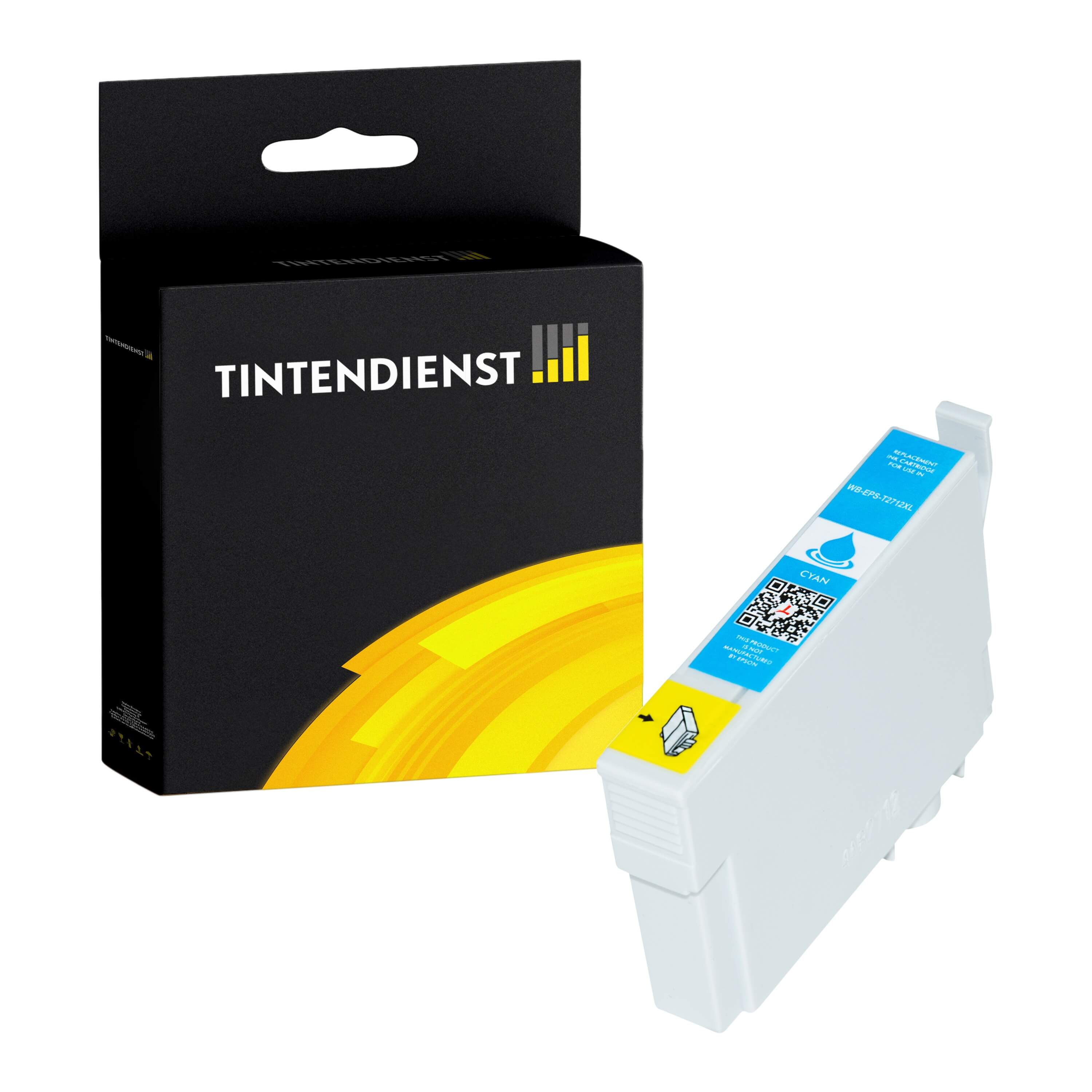 Druckerpatrone kompatibel für Epson Workforce WF-7620 DTWF (C13T27124010 / 27XL) Cyan