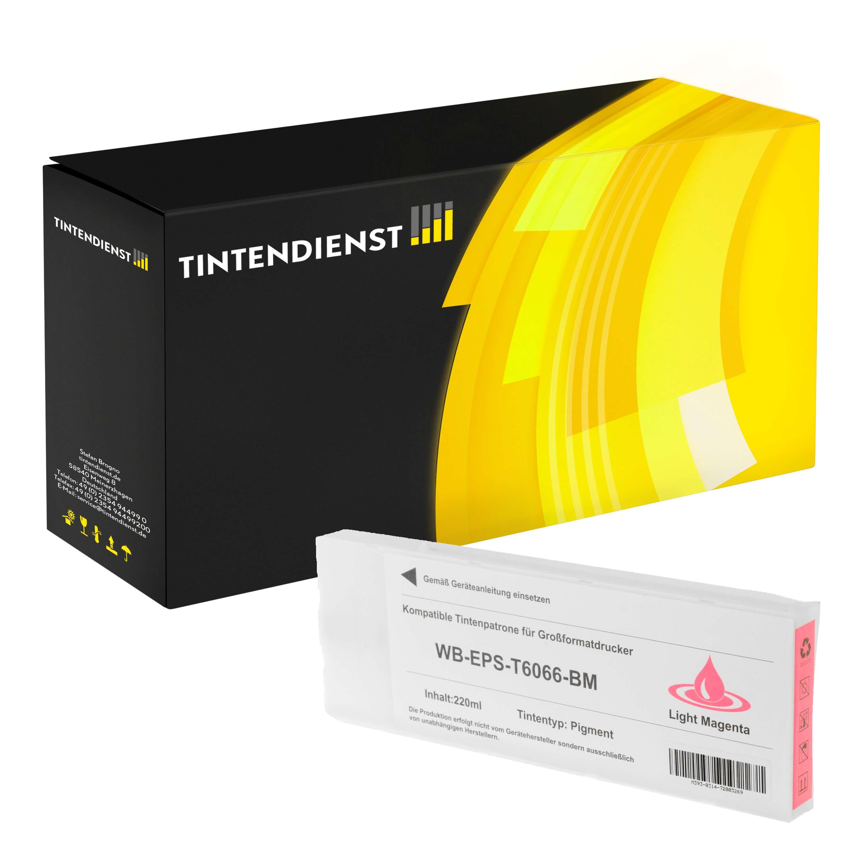 Druckerpatrone kompatibel für Epson Stylus Pro 4880 (C13T606600 / T6066) Photo Magenta