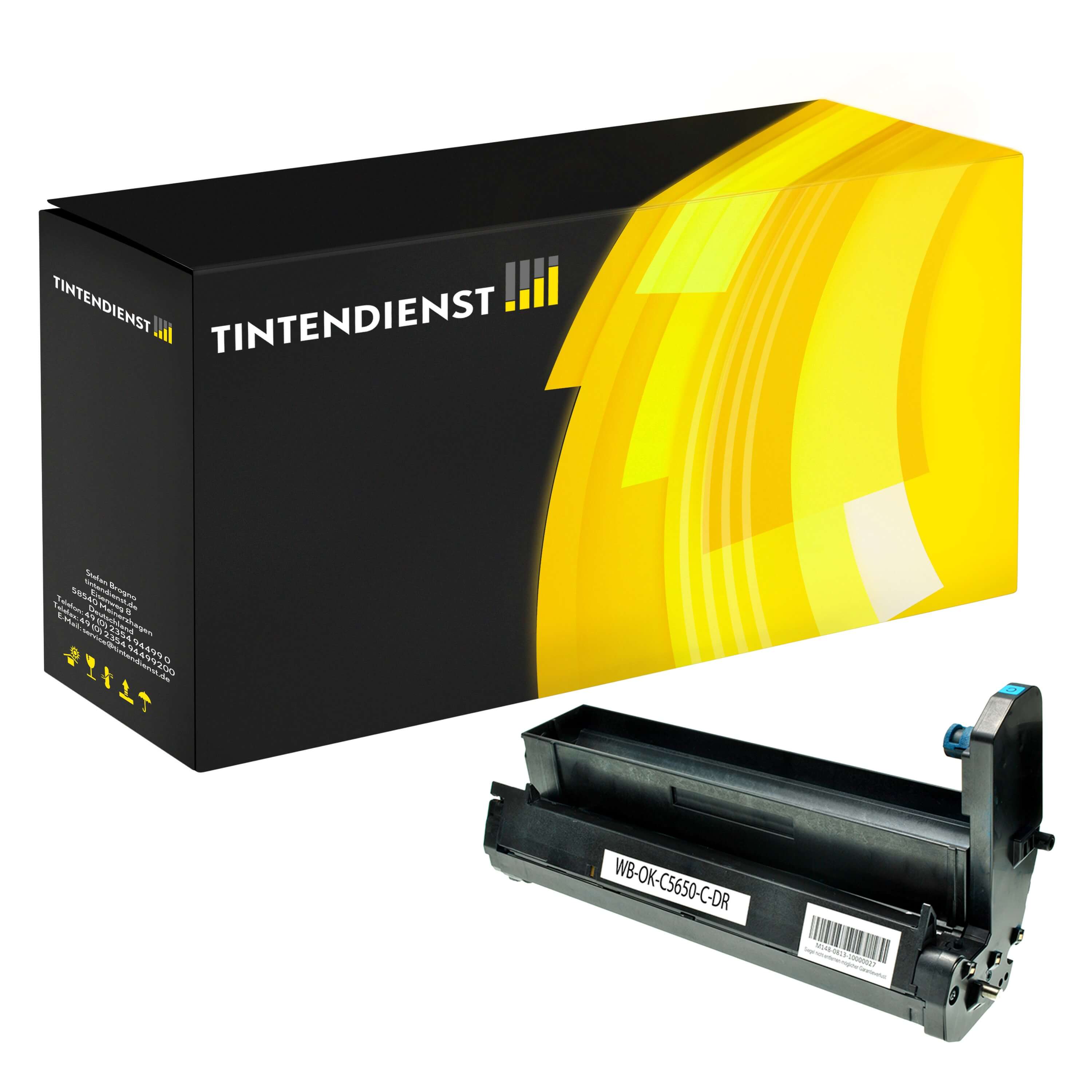 Trommel kompatibel für OKI C 5650 DN (43870007) Cyan