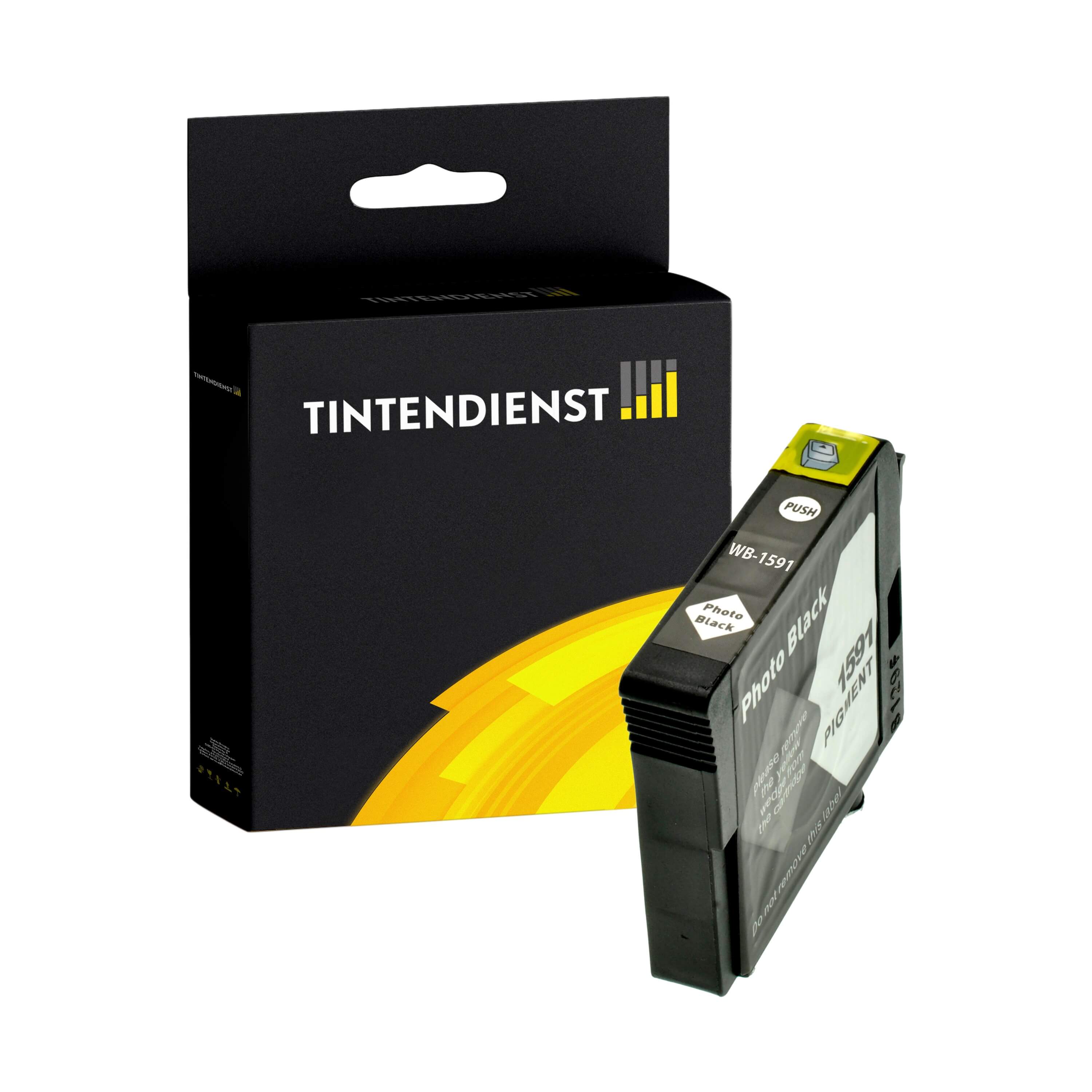 Druckerpatrone kompatibel für Epson Stylus Photo R 2000 (C13T15914010 / T1591) Photo Schwarz