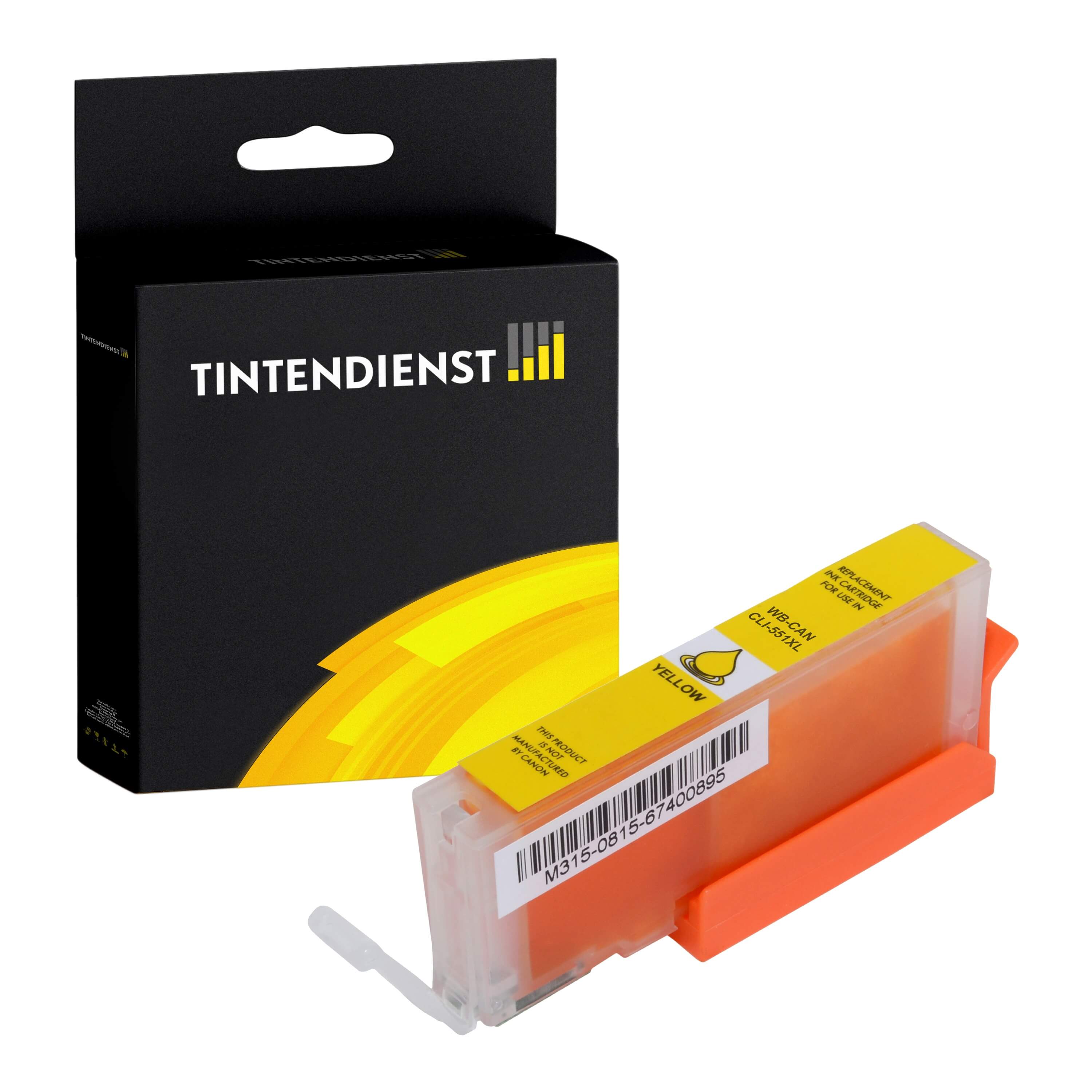 Druckerpatrone kompatibel für Canon Pixma MG 7700 Series (0334C001 / CLI-571YXL) Gelb