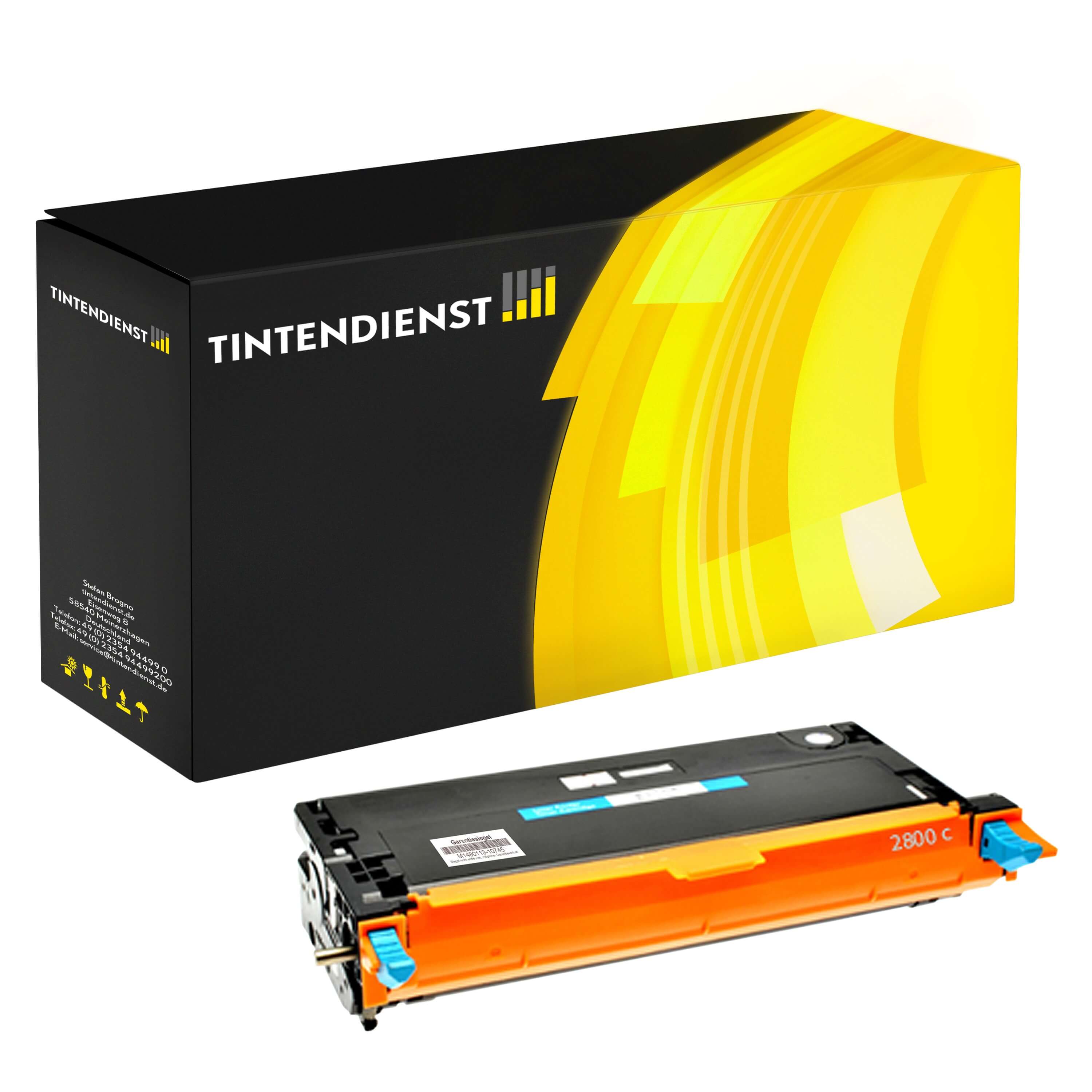 Toner kompatibel für Epson Aculaser C 2800 N (C13S051160 / 1160) Cyan