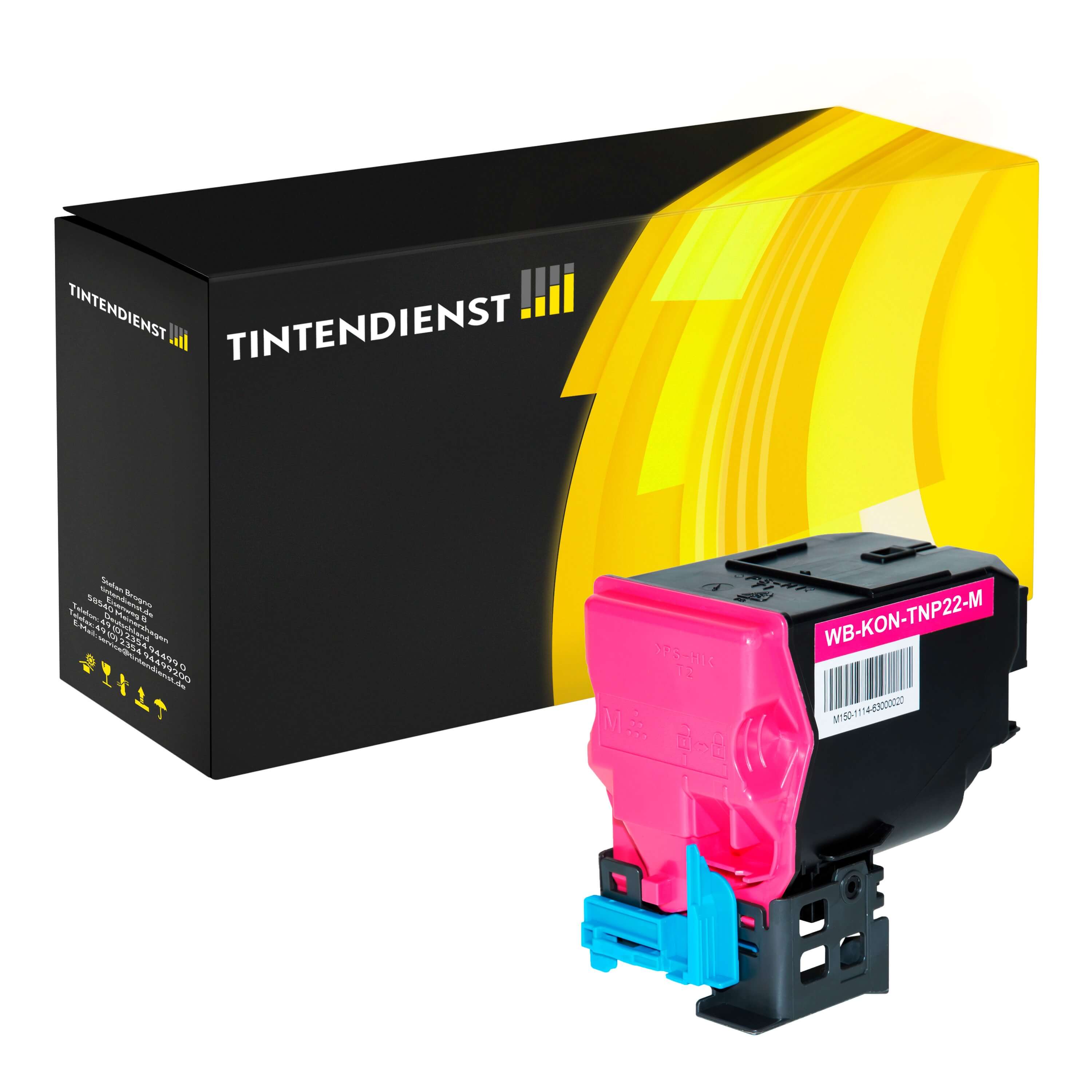 Toner kompatibel für Konica Minolta TNP-22M / A0X5352 Magenta